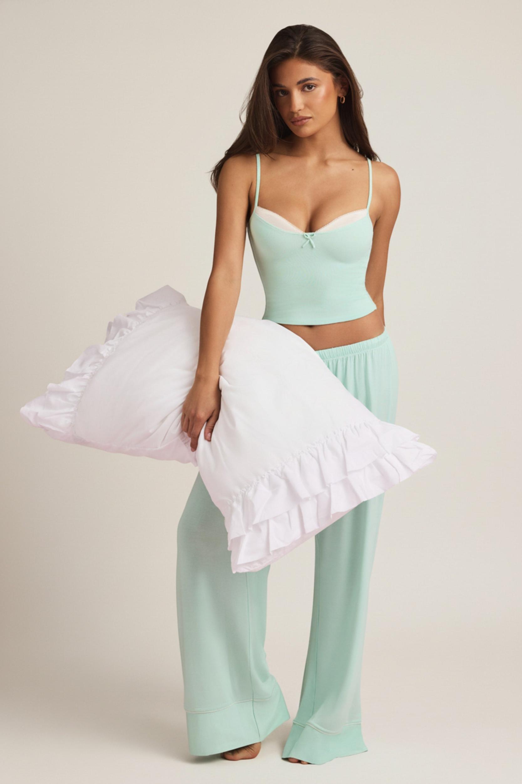 Modal Camisole Pyjama Top in Baby Pink Baby Product Image