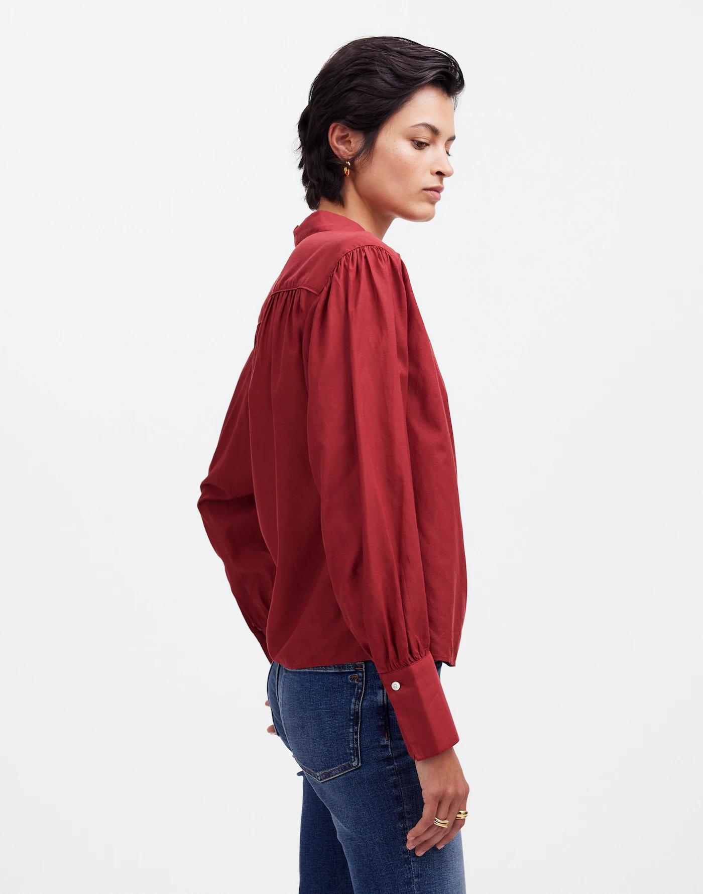 Easy Long-Sleeve Popover Shirt Product Image