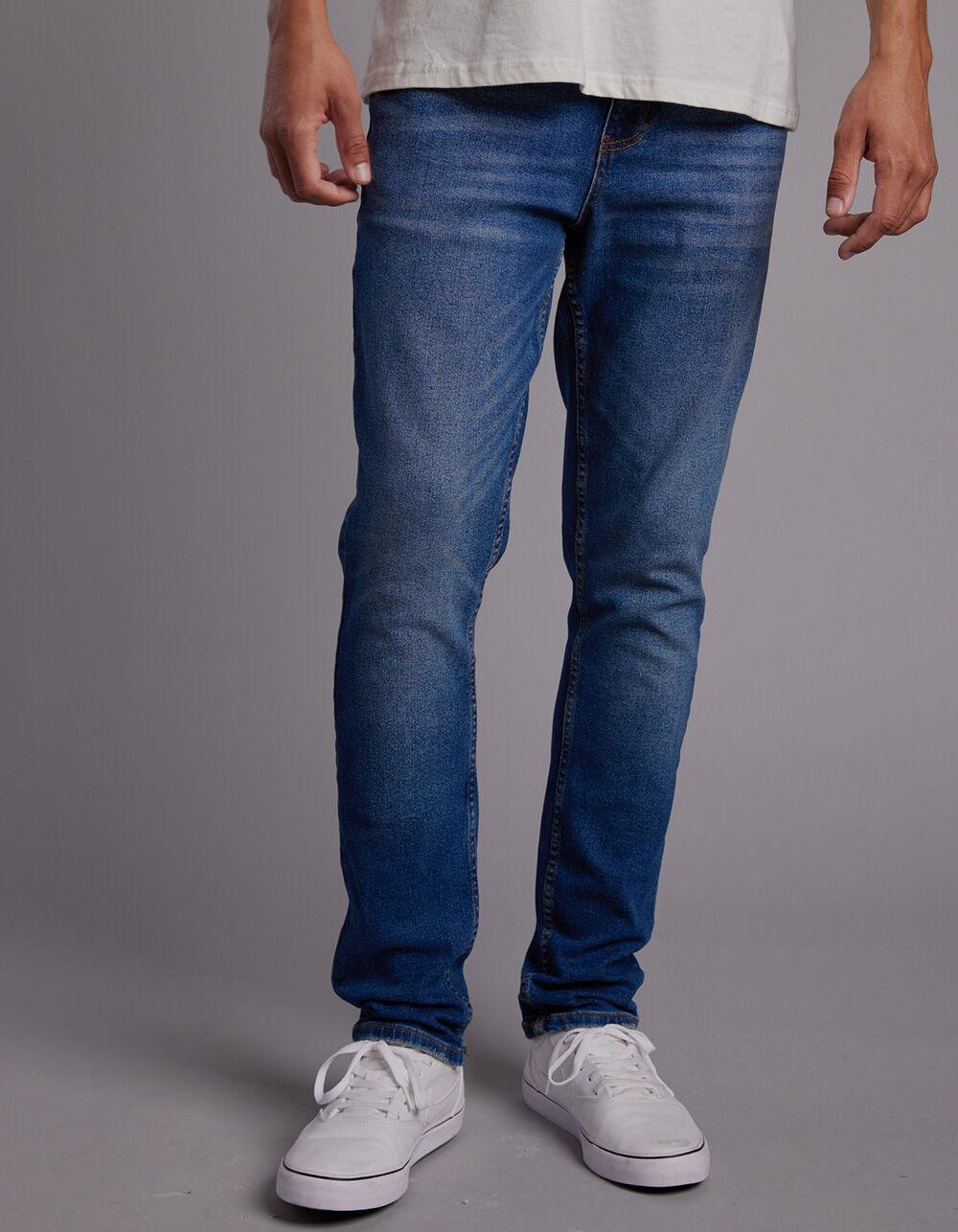 RSQ Mens Slim Taper Jeans - Dark Wash Product Image