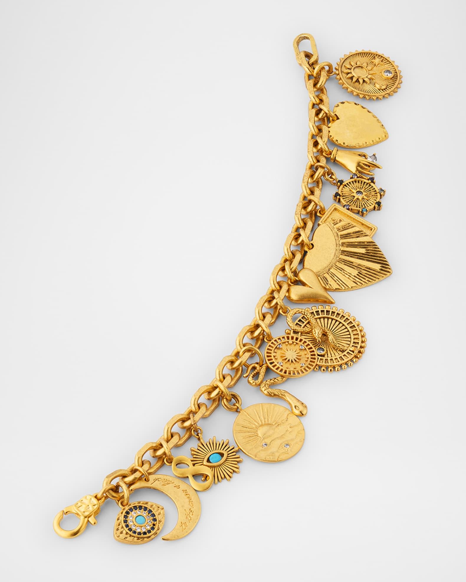 Auriel Crystal Charm Bracelet Product Image