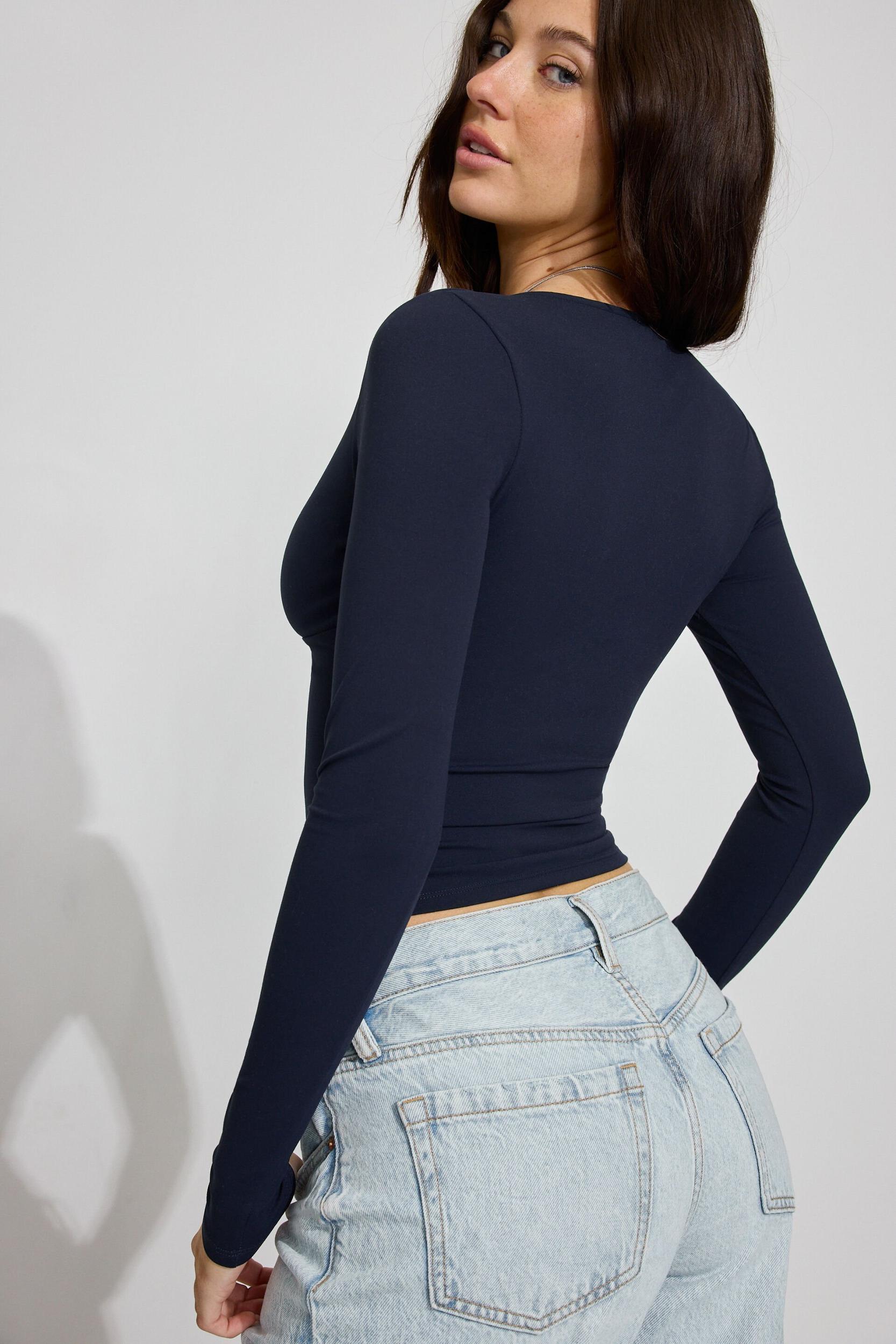 Plunge Neckline Crochet Halter Top Product Image