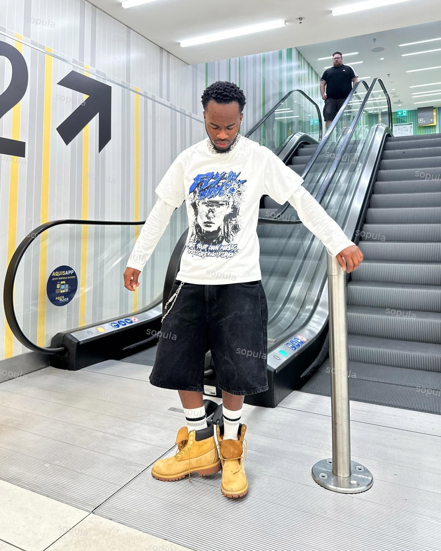 Sopula Fly By Choice Graphic Print Cotton T-Shirt Product Image