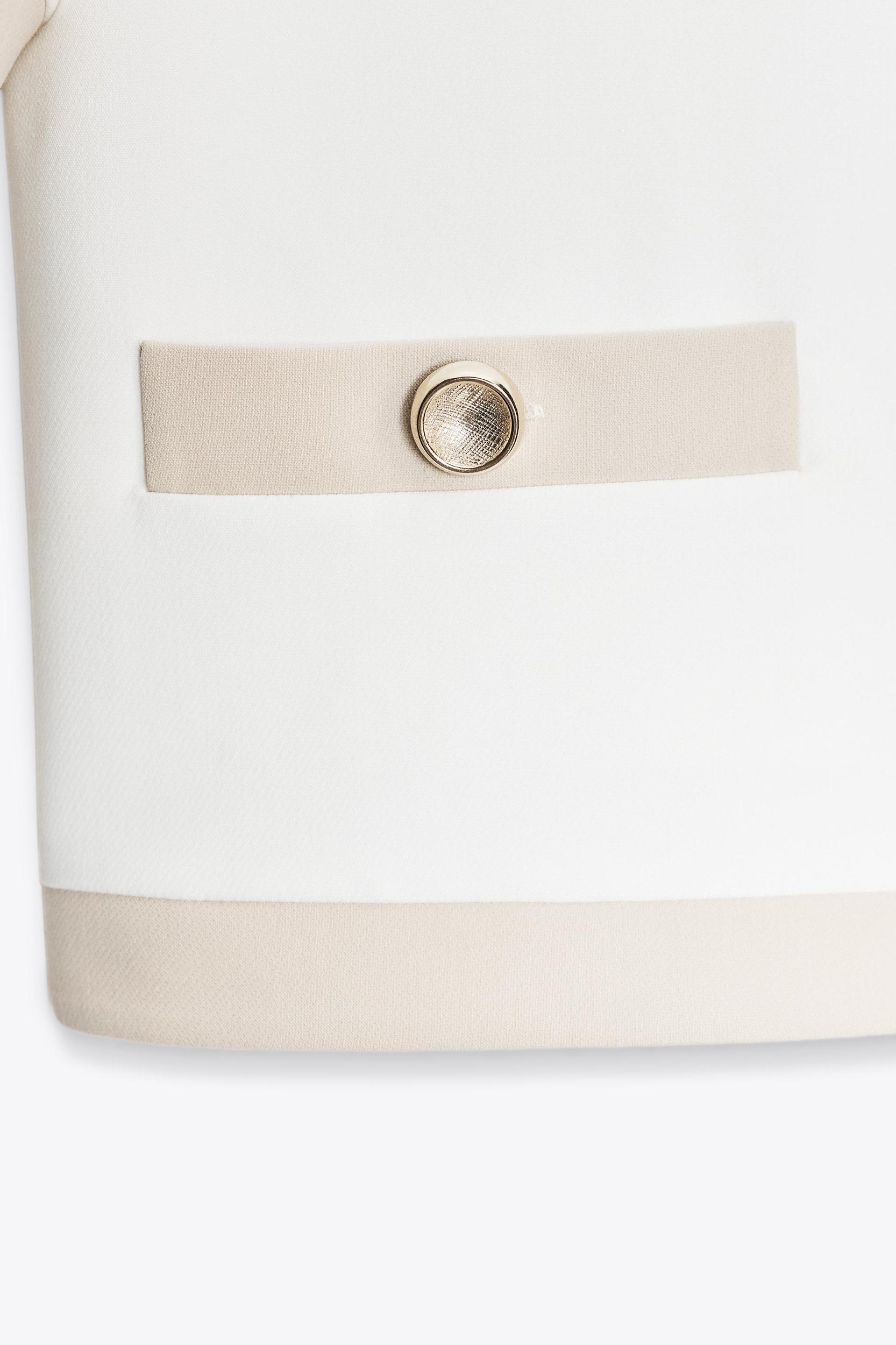 CONTRAST SHORT SLEEVE BLAZER Product Image