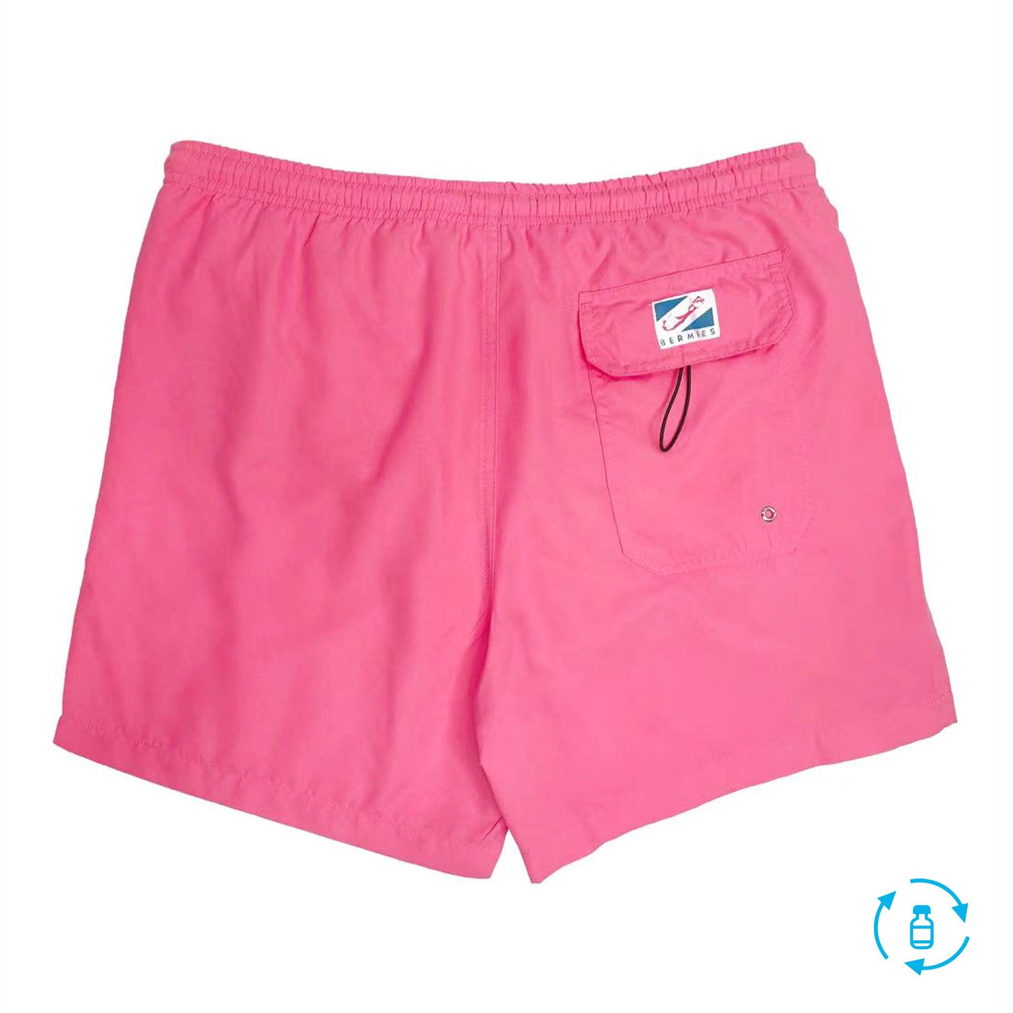 Bermies Pink to Flamingo Swim Trunks Male Product Image
