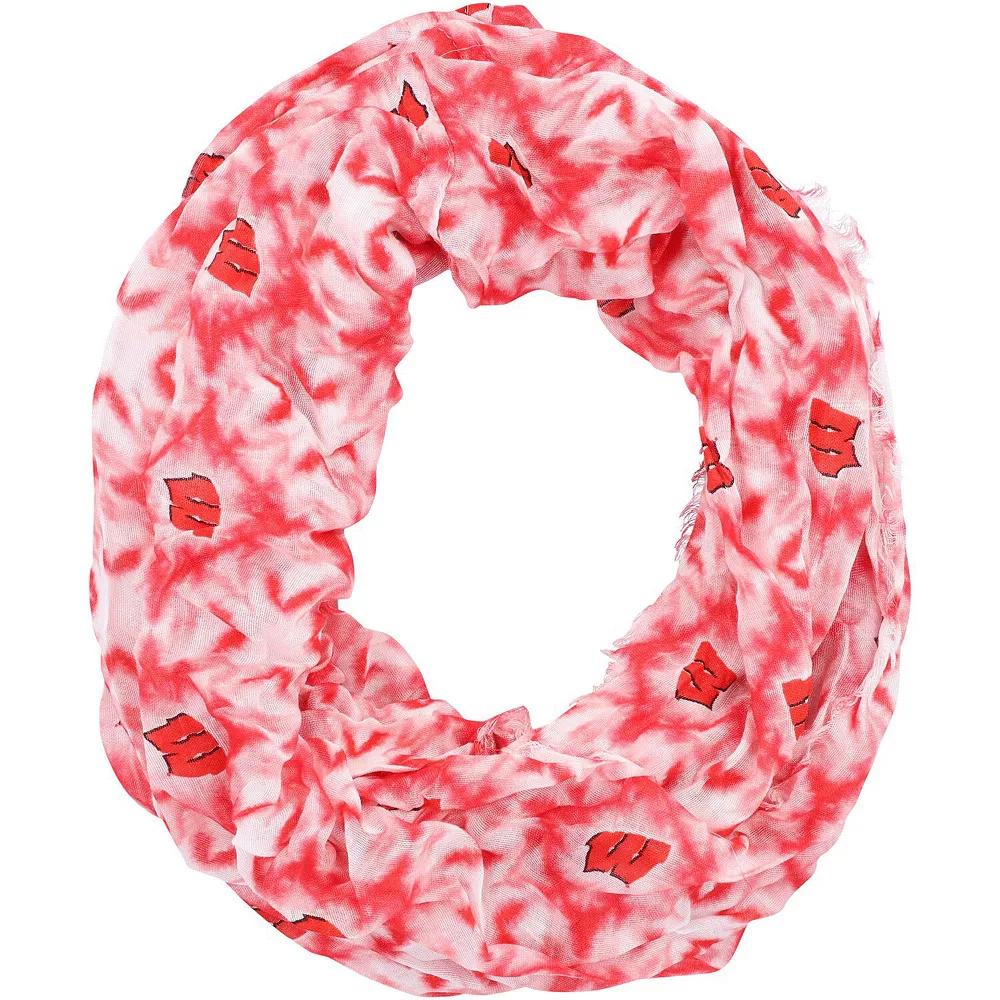 Women's ZooZatz Wisconsin Badgers Tie-Dye Infinity Scarf, Team Product Image