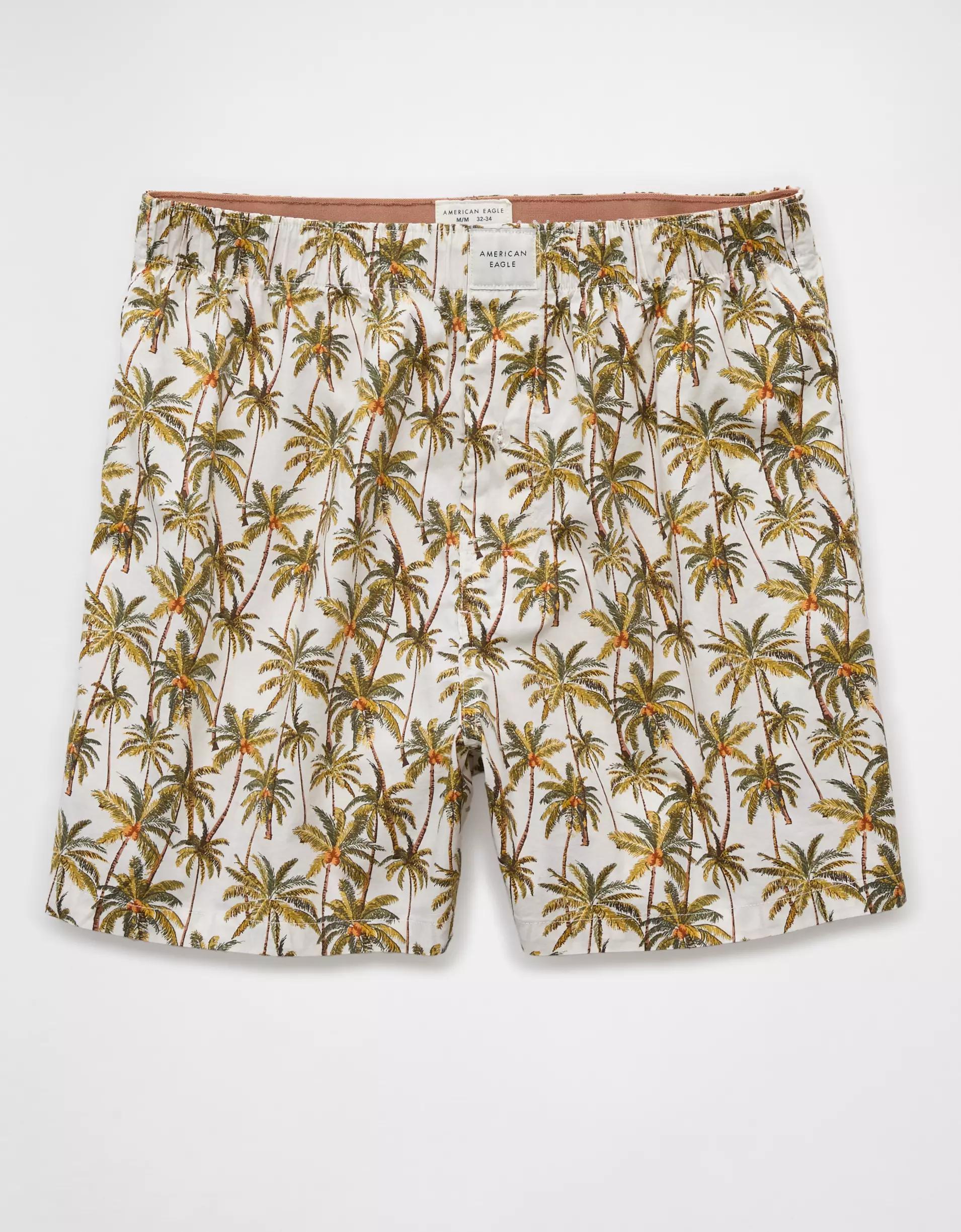 AEO Men's Palm Trees Stretch Boxer Short Product Image