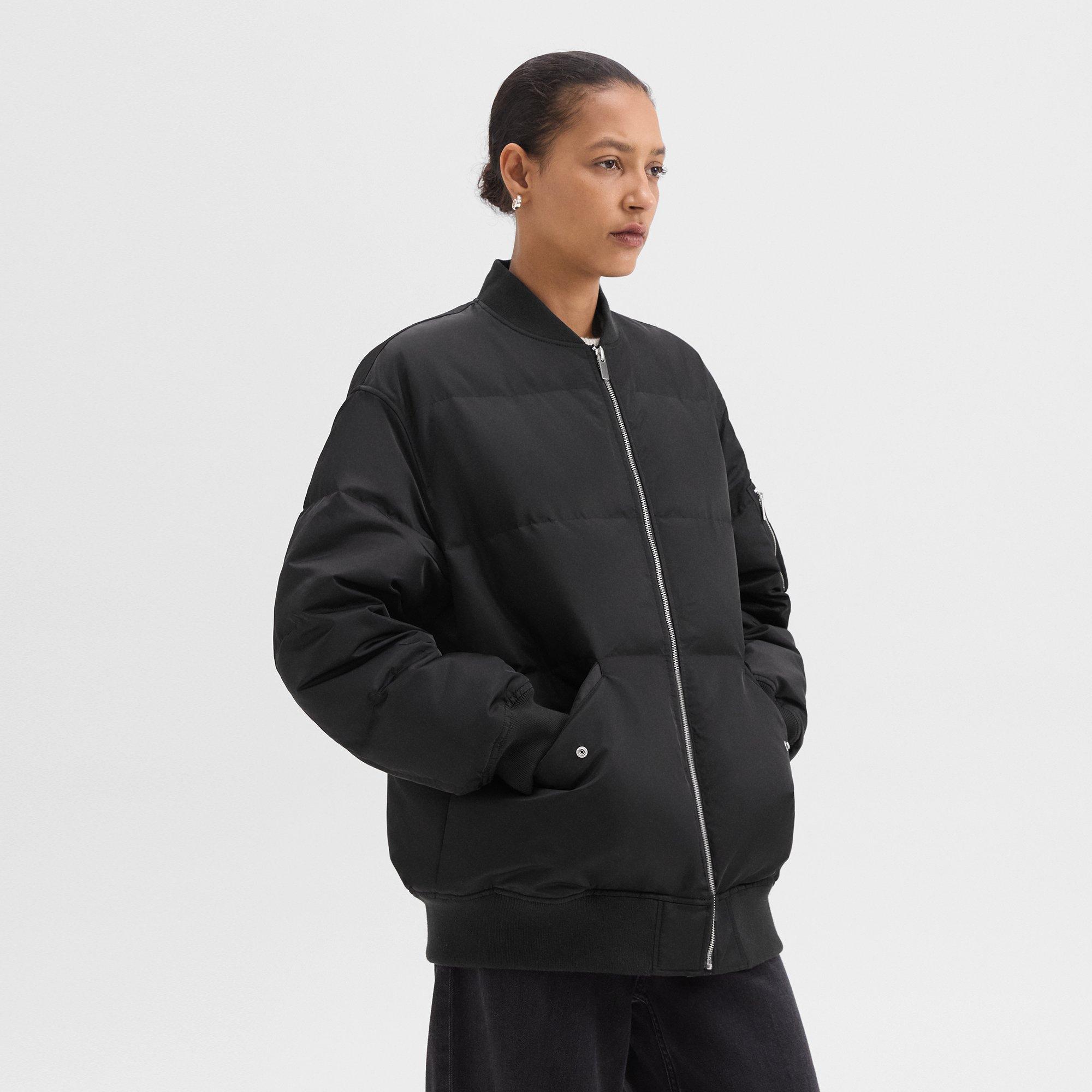 Recycled Nylon Flight Puffer Jacket | Theory Product Image