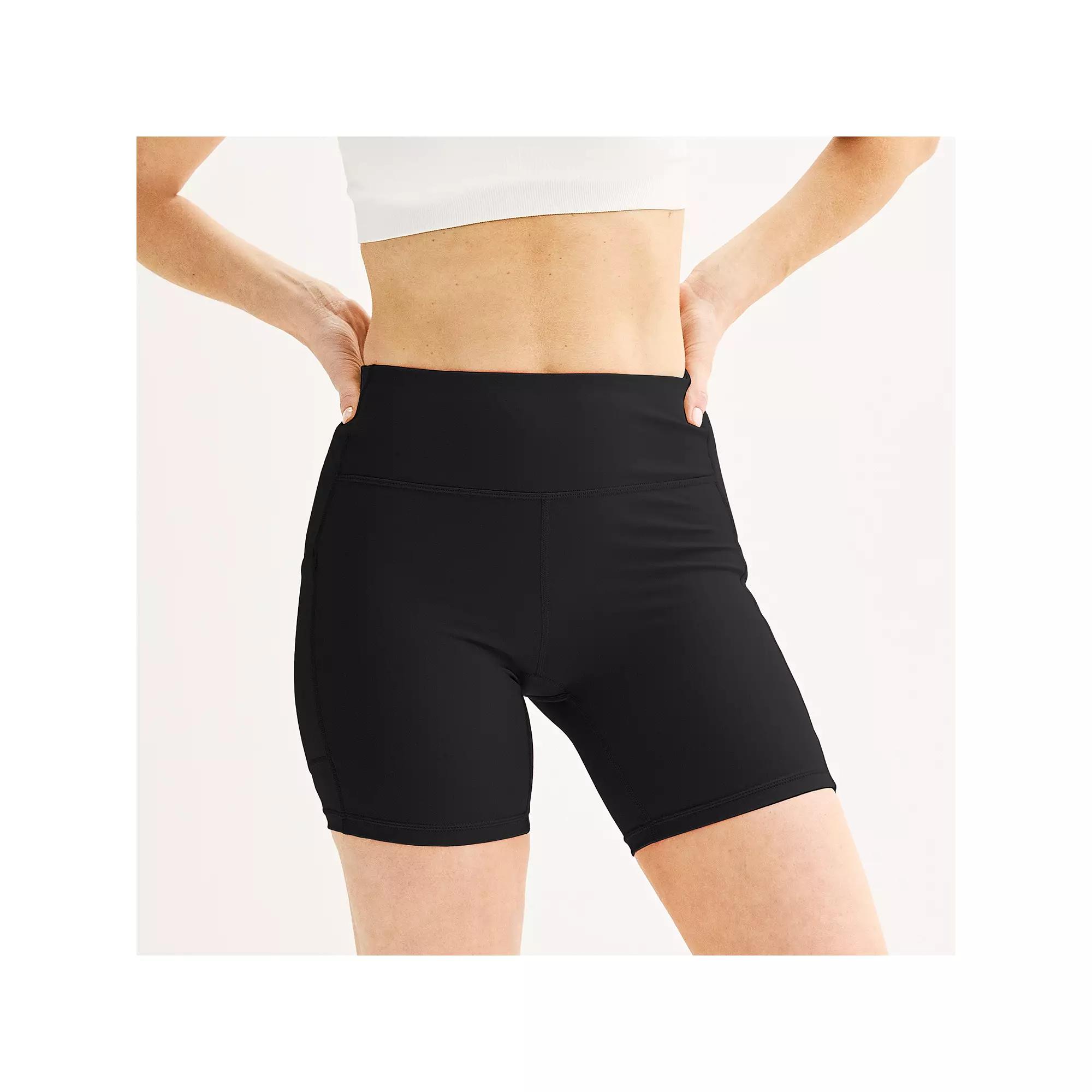 Women's Tek Gear® Ultrastretch 7-in. Bike Shorts, Size: Small, Black Product Image