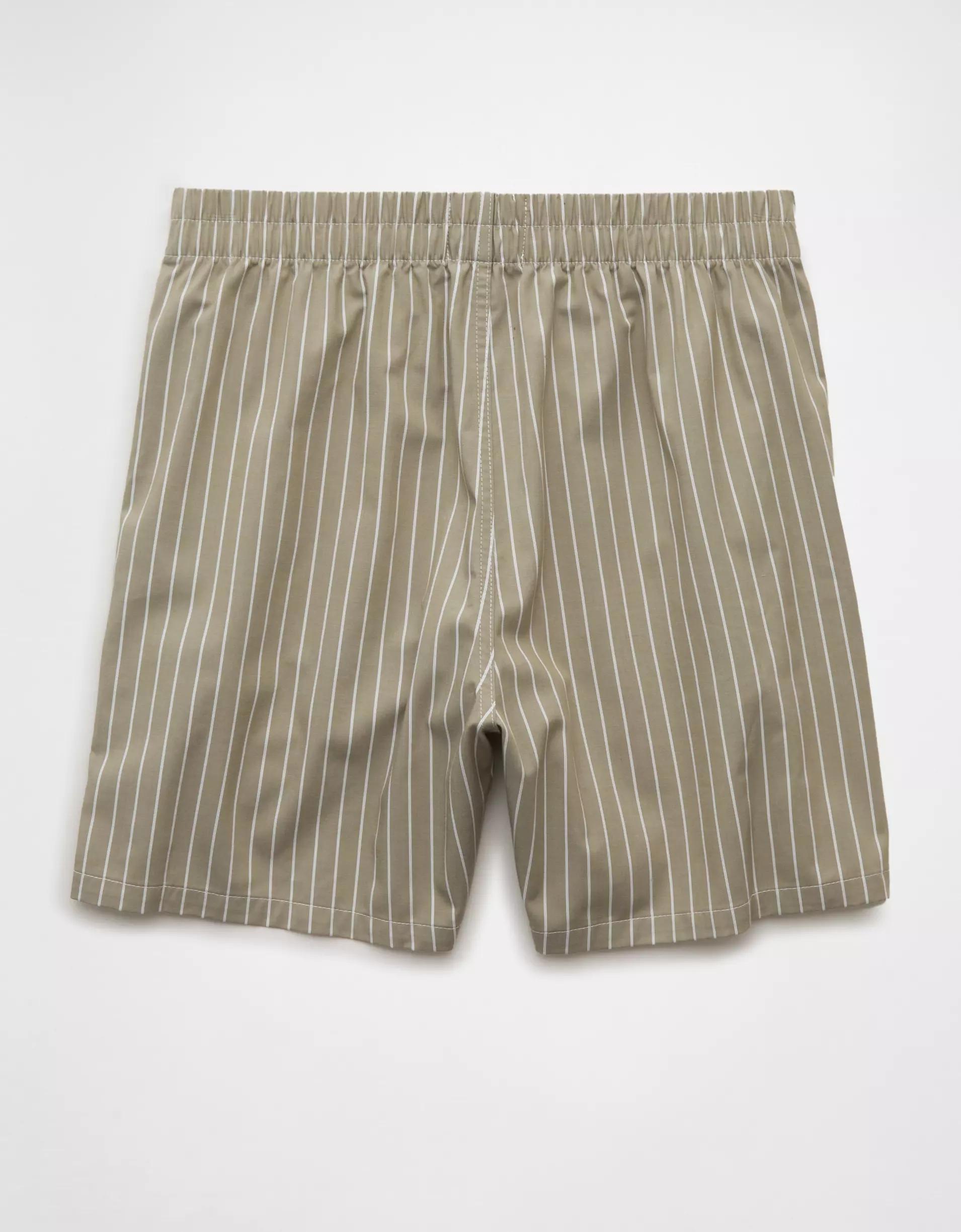AEO Men's Striped Poplin Pocket Boxer Short Product Image