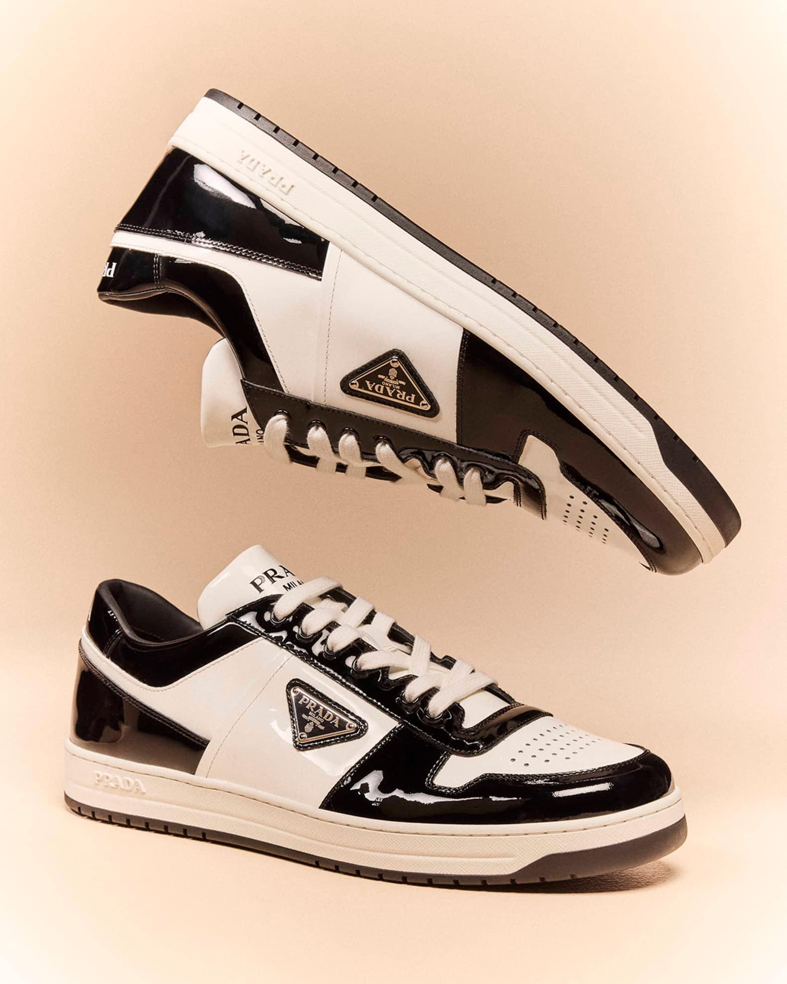 Men's Downtown Patent Leather Low-Top Sneakers Product Image