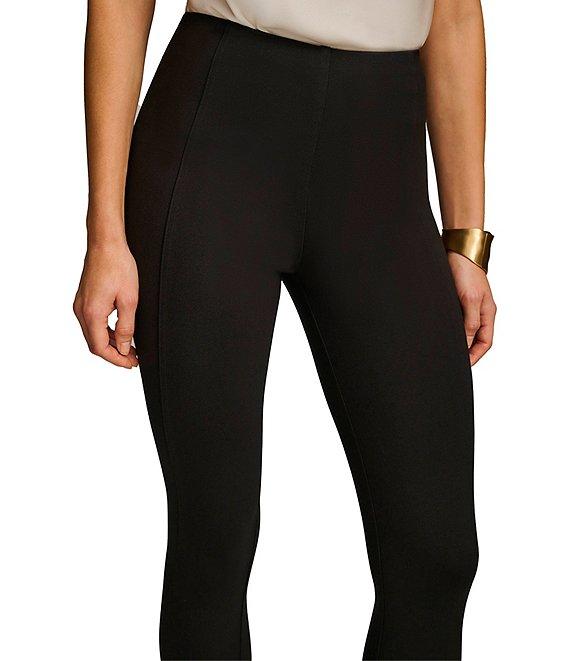 Donna Karan Ponte Mid Rise Pull-On Skinny Leg Ankle Pants Product Image