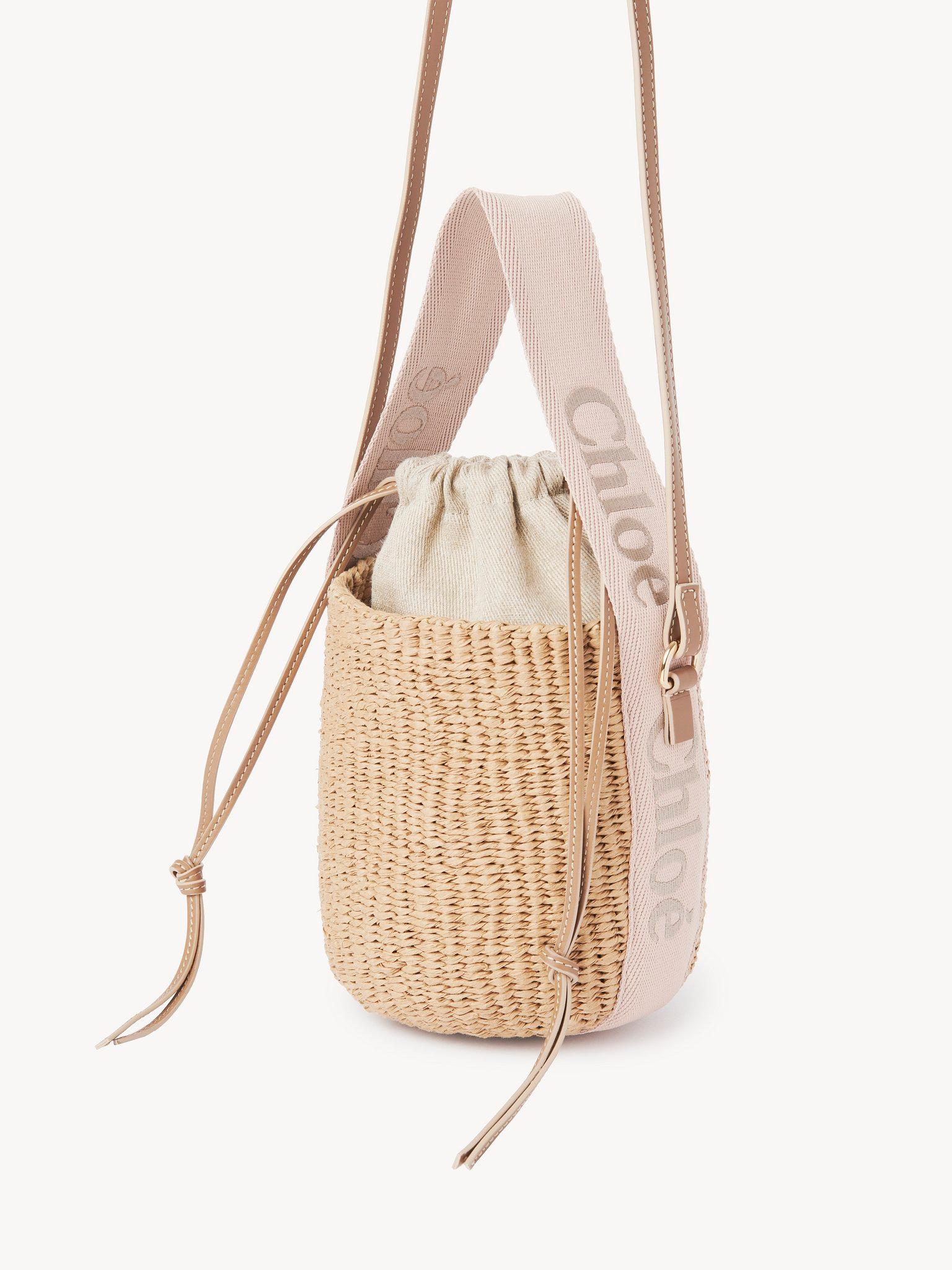 Small Woody tote bag in natural fibers Product Image
