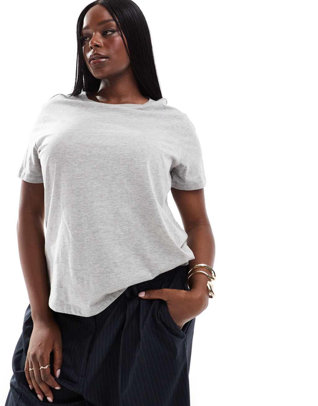 ASOS DESIGN Curve ultimate T-shirt with crew neck Product Image