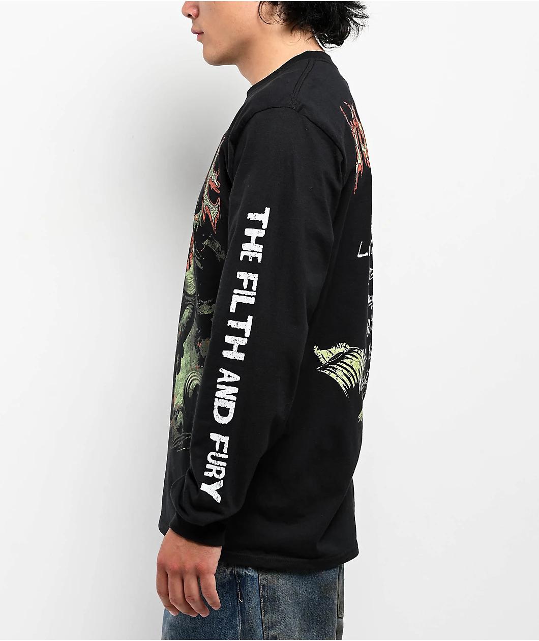 Empyre Swamp Tour Black Long Sleeve T-Shirt Product Image