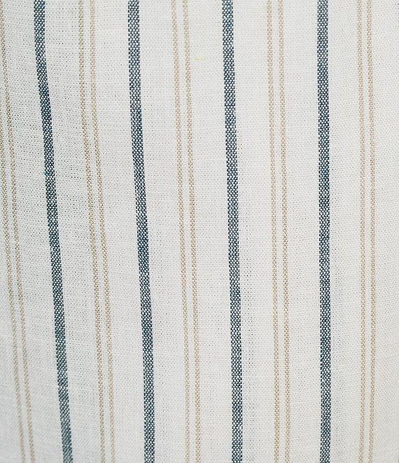 Aventura Breezy Woven Stripe Print Mid Rise Wide Leg Pull-On Pants Product Image