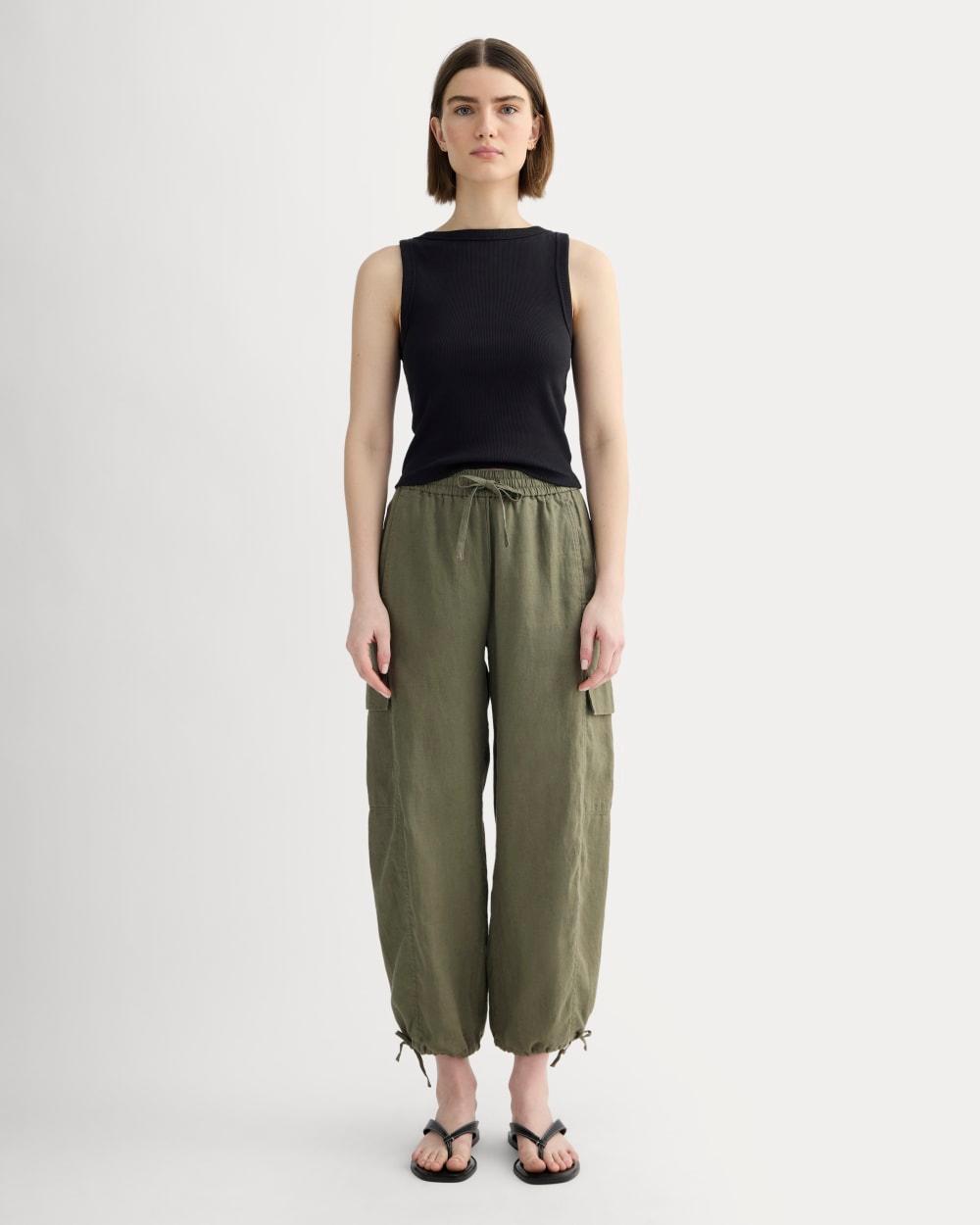 Womens Cargo Curve Pant in Linen by Everlane Product Image