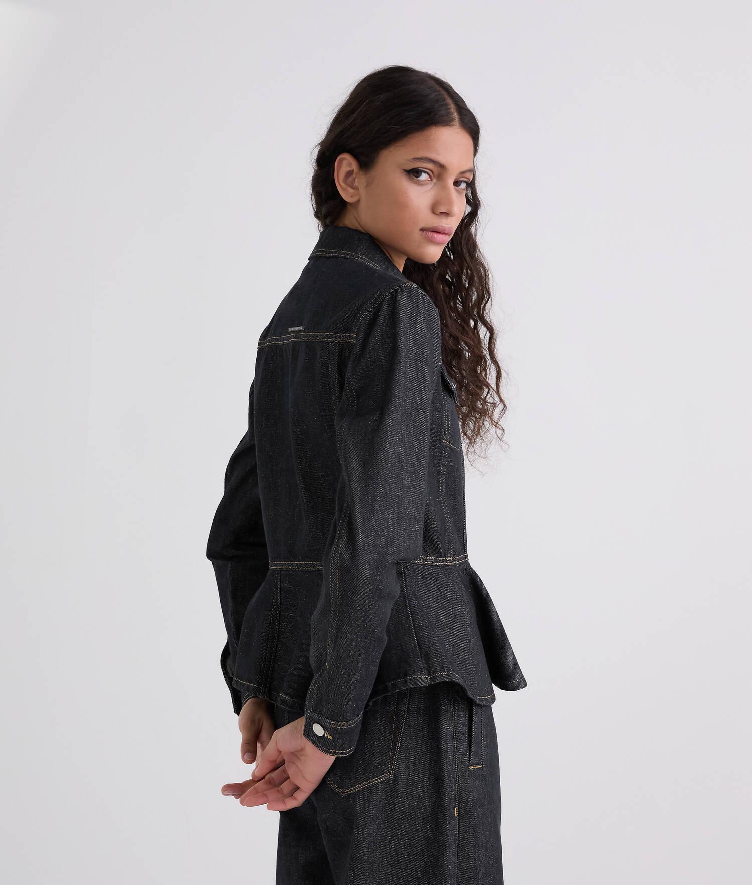 CONTRAST STITCH DENIM JACKET Product Image