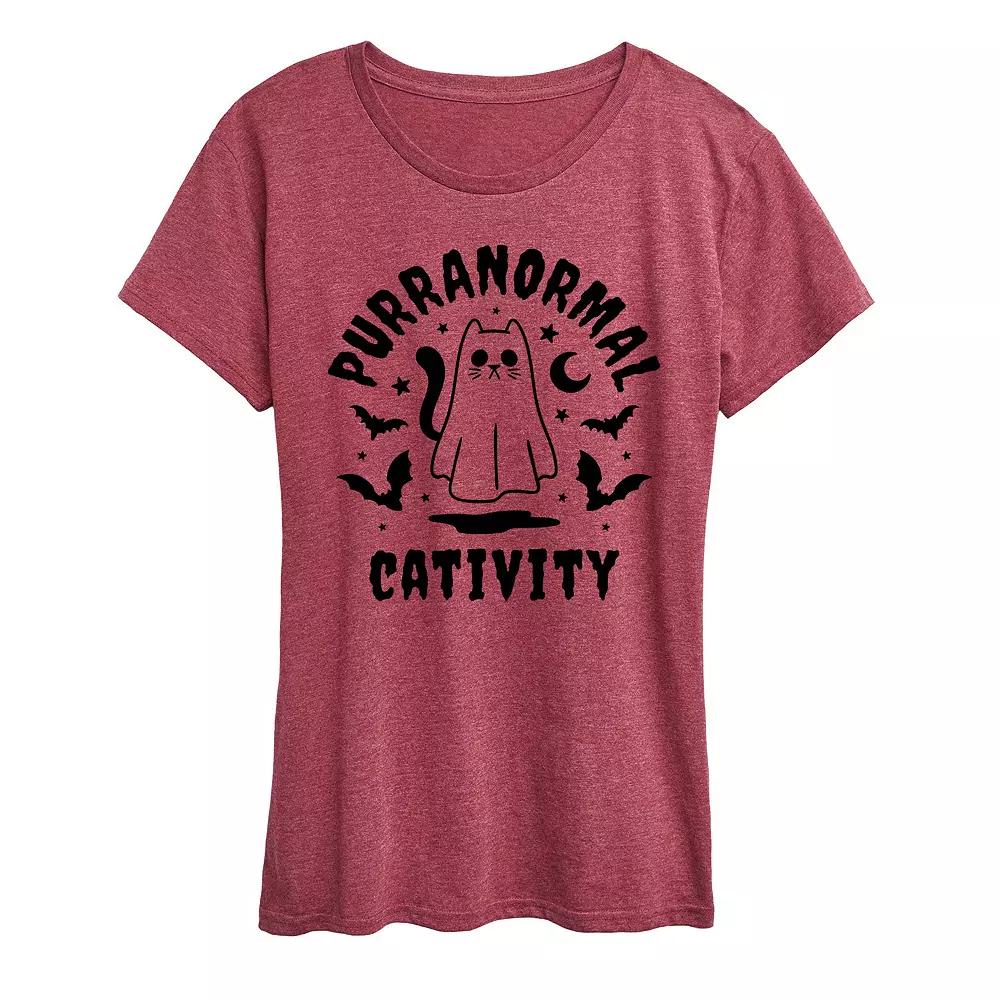 Women's Purranormal Cativity Halloween Tee, Girl's,  Product Image