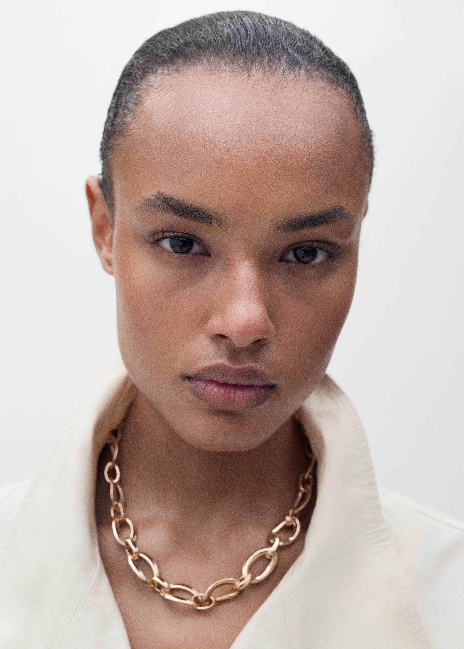 Oversized cotton trench coat - Women | MANGO USA Product Image