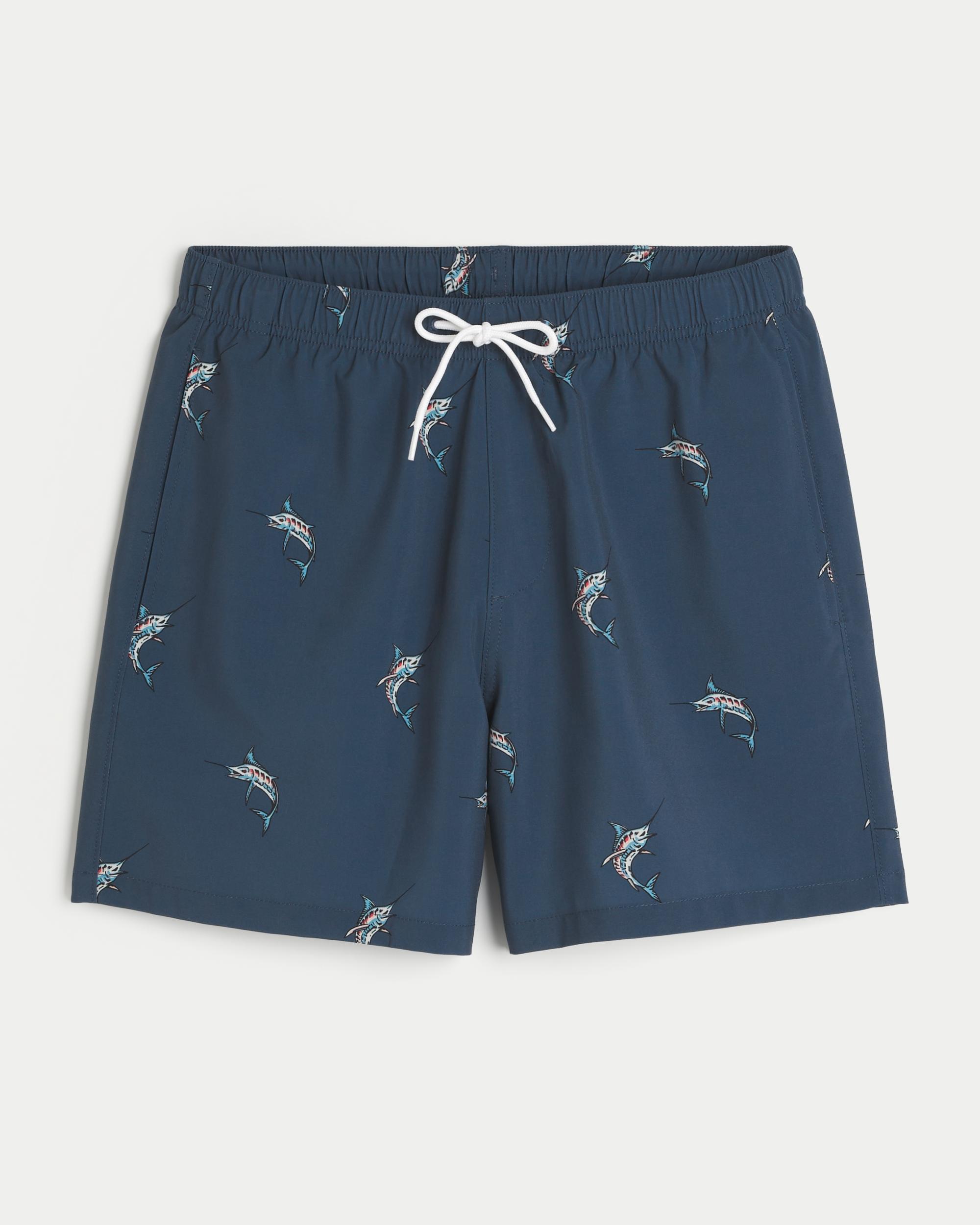 Mid-Thigh Volley Swim Trunks Product Image