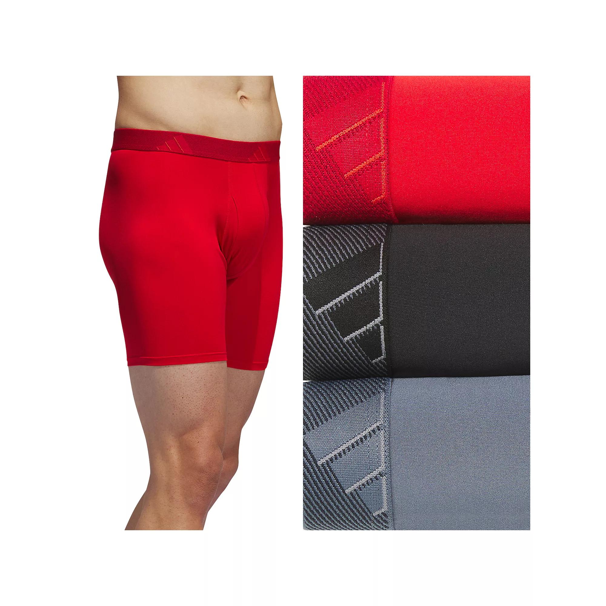 Men's adidas 3-pack Microfiber 5" Boxer Briefs,  Product Image