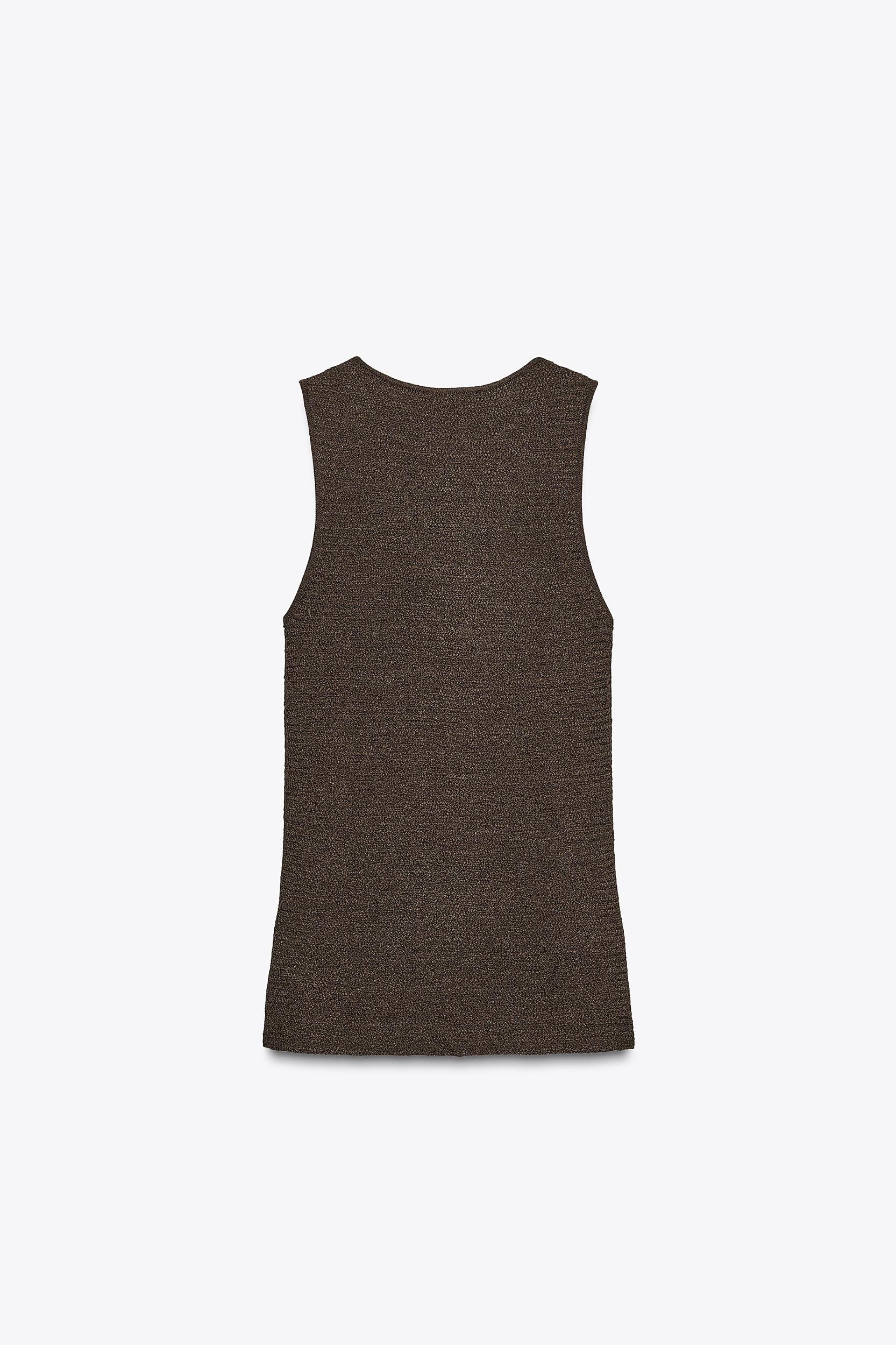 TEXTURED KNIT LONG TOP Product Image