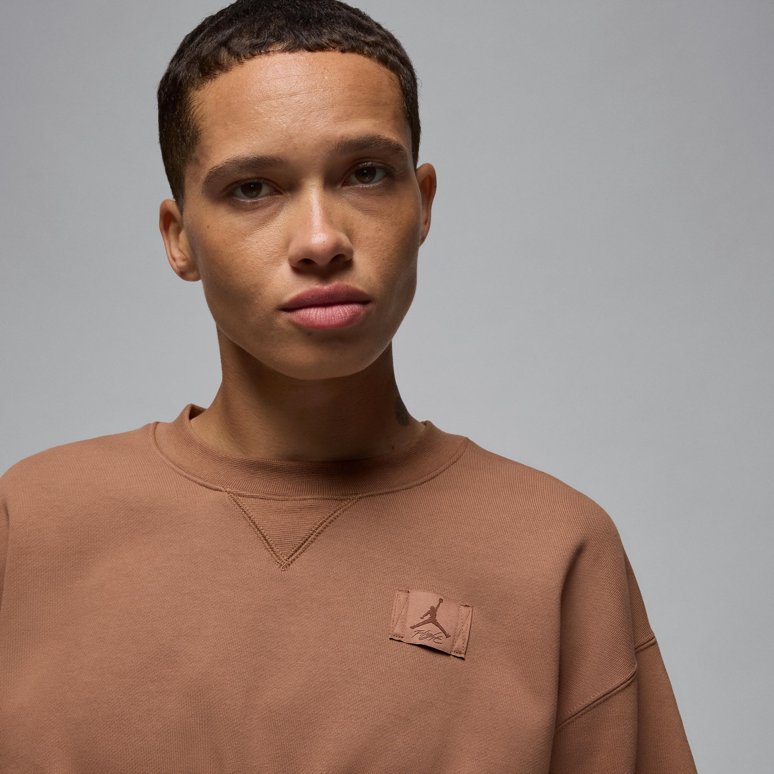 Jordan Flight Fleece Women's Cropped Sweatshirt Product Image