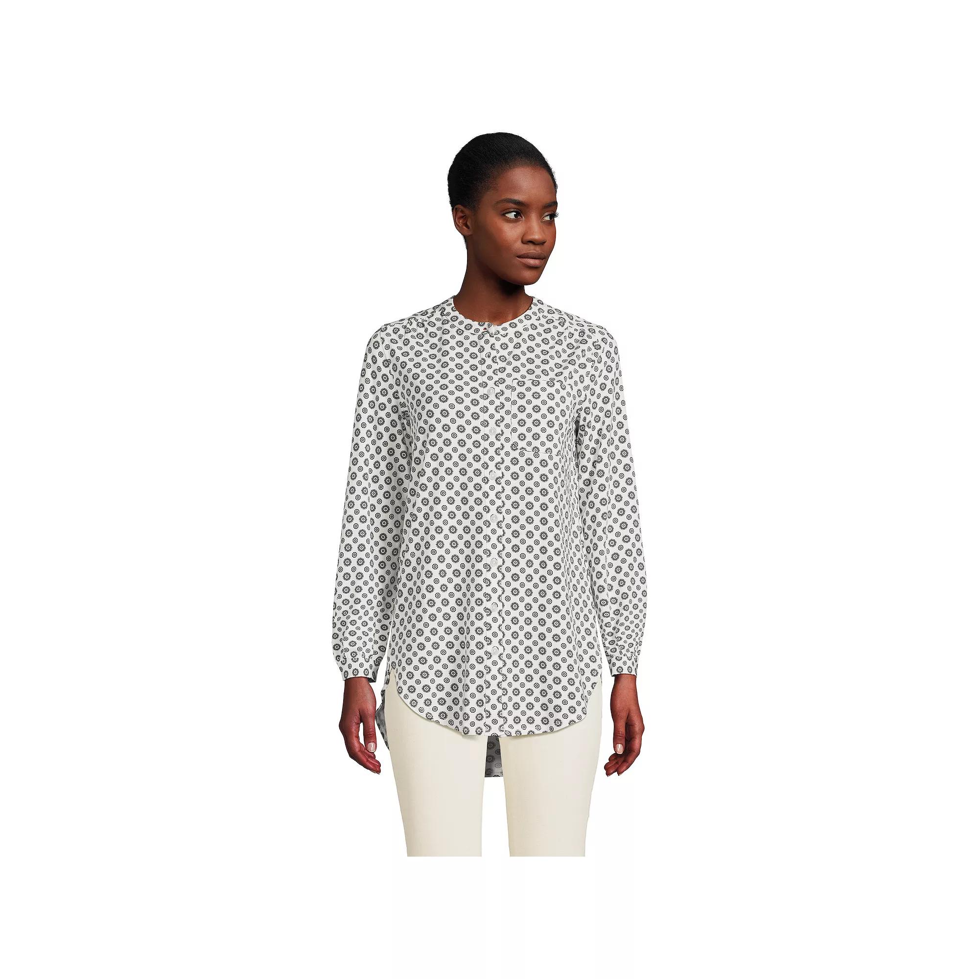 Women's Lands' End Long Sleeve A-Line Tunic,  Product Image