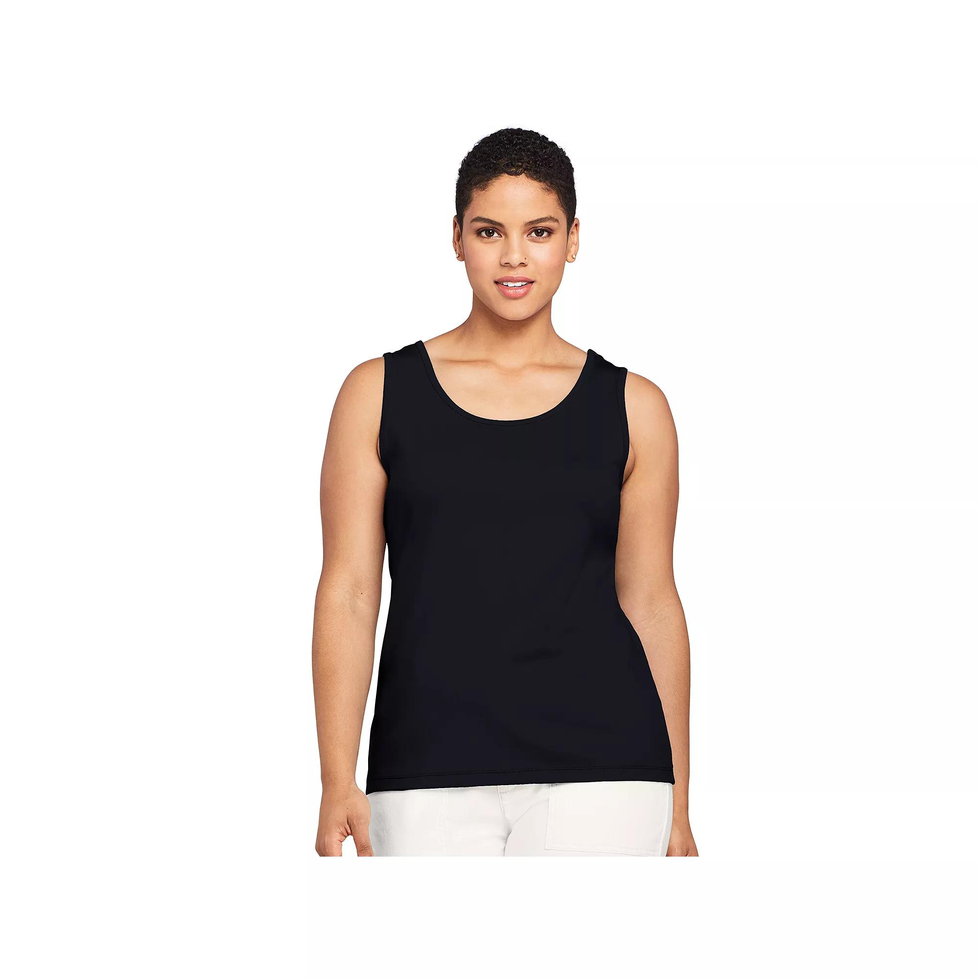 Women's Lands' End Cotton Tank Top,  Product Image
