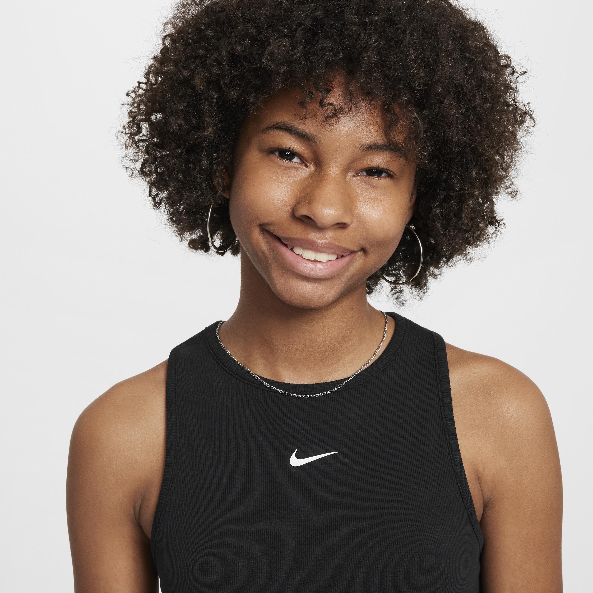 Women's Nike Sportswear Girls' Ribbed Tank Top Product Image