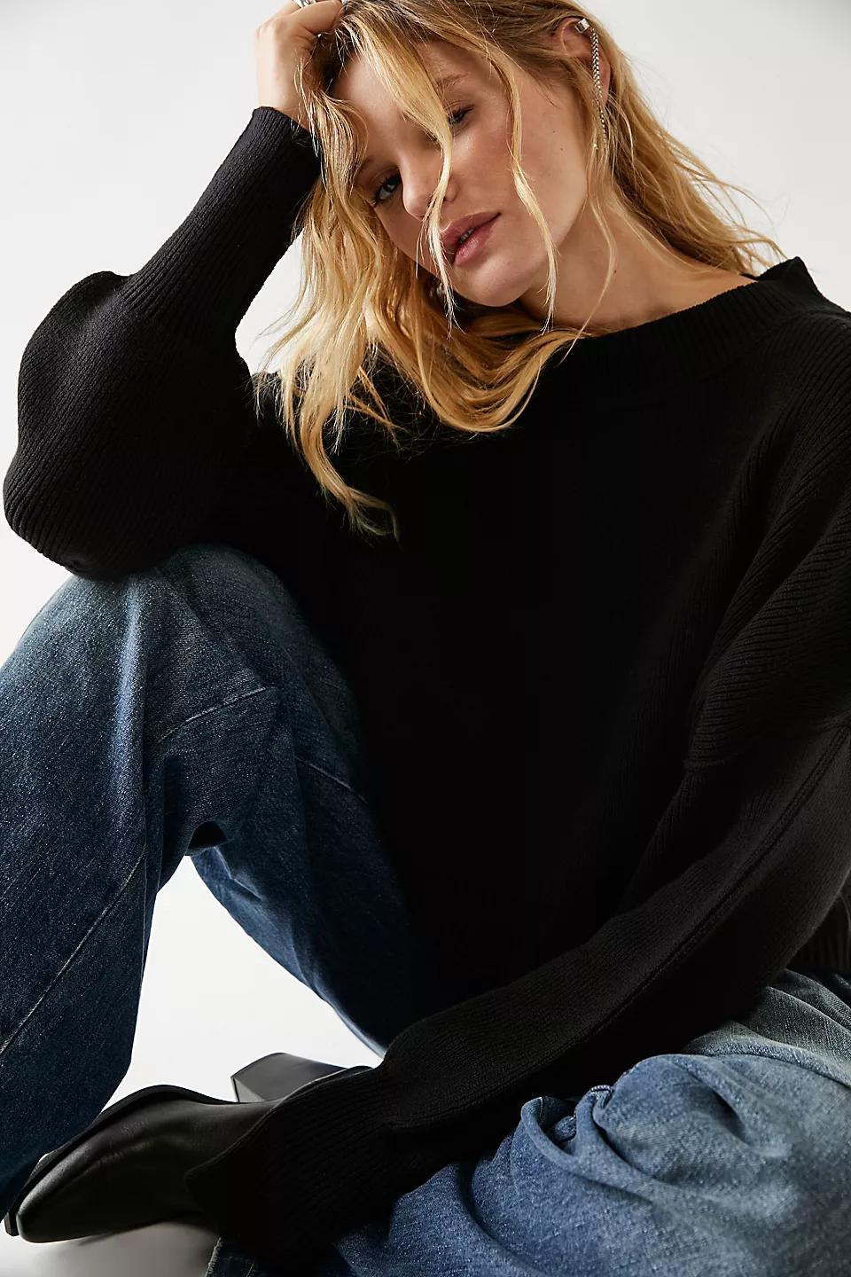 Free People Easy Street Crop Pullover Product Image