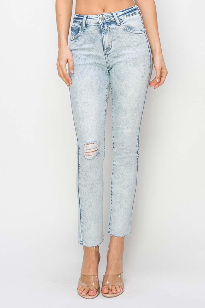 High Rise Skinny Relaxed Jeans Product Image