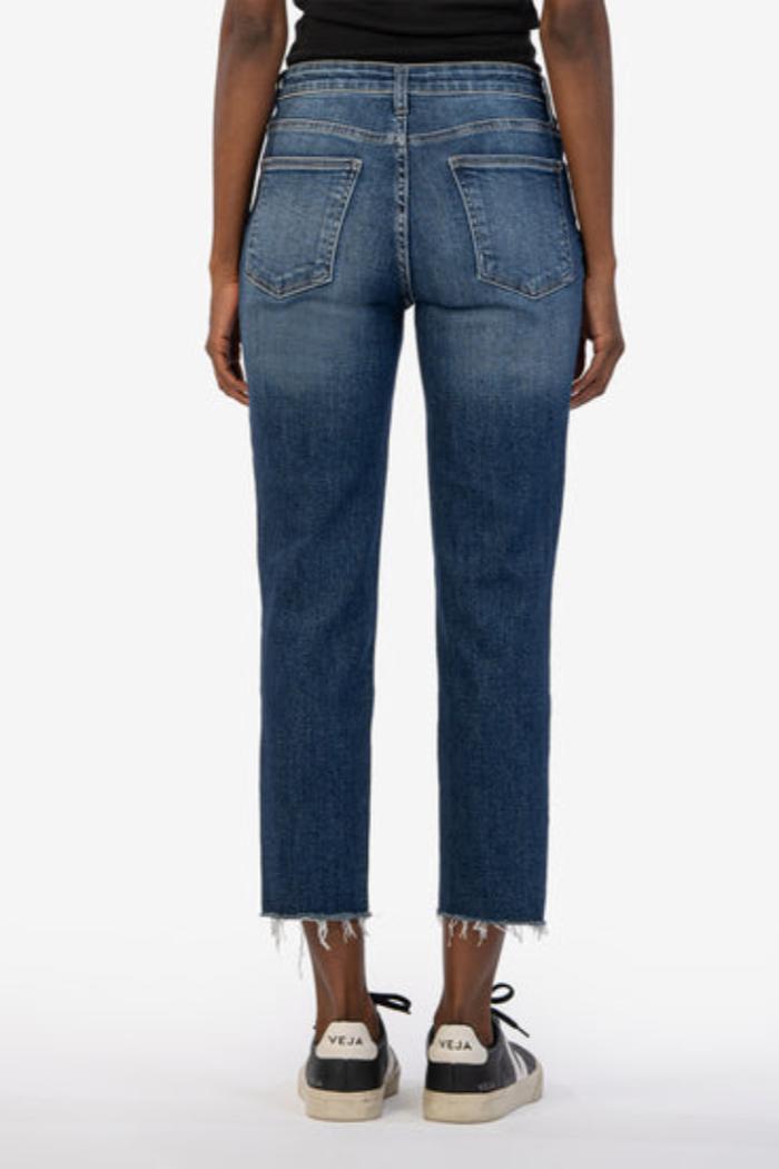 High Rise Rachael Mom Jean- Explore/Dark Stone Wash 26" Inseam Product Image