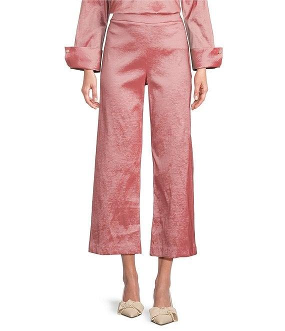 Preston & York Thea Stretch Taffeta Cropped Pants Product Image