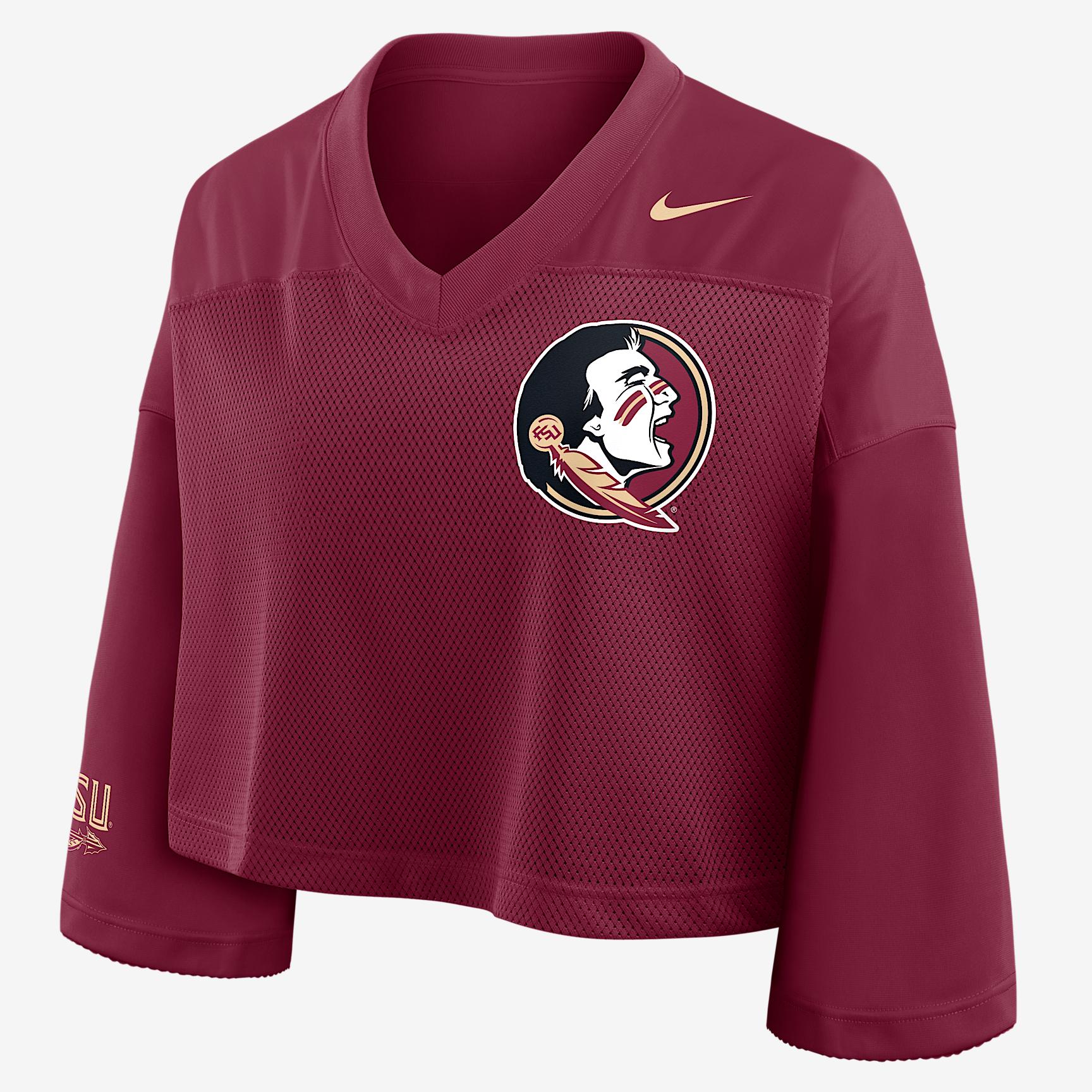 Florida State Jersey Nike Women's Dri-FIT College Cropped Top Product Image