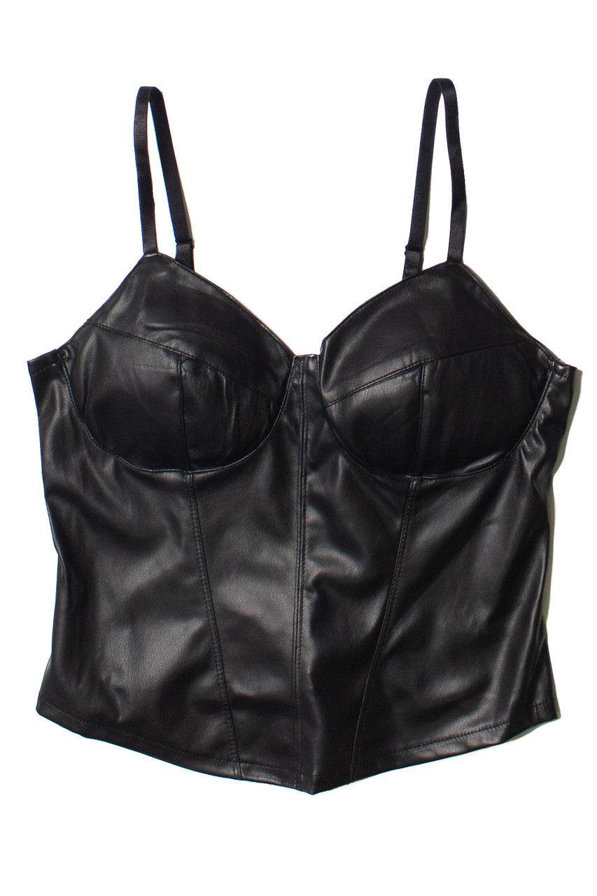 Pleather Bustier Product Image