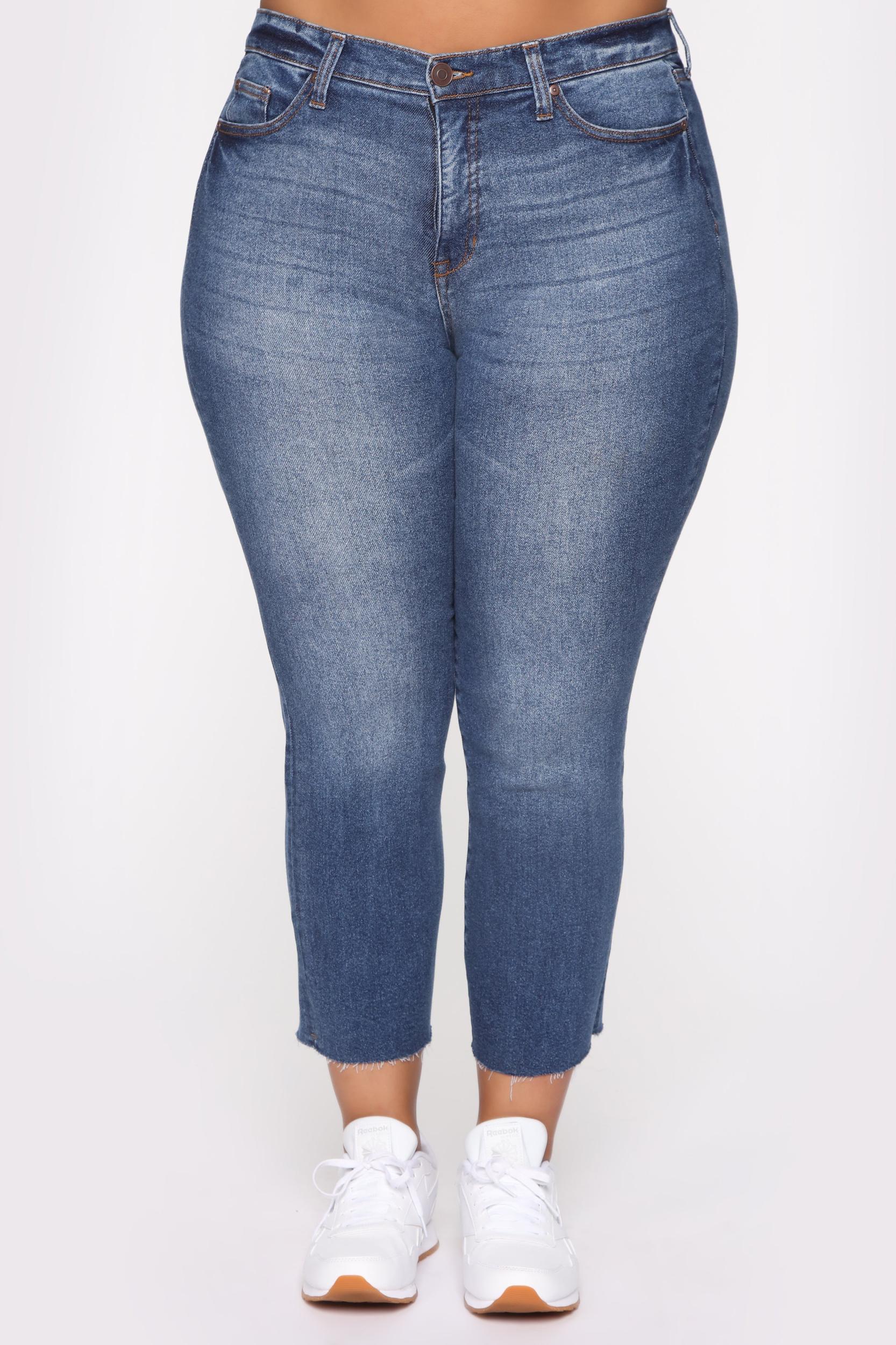 Burning Love High Rise Mom Jeans - Medium Blue Wash Product Image