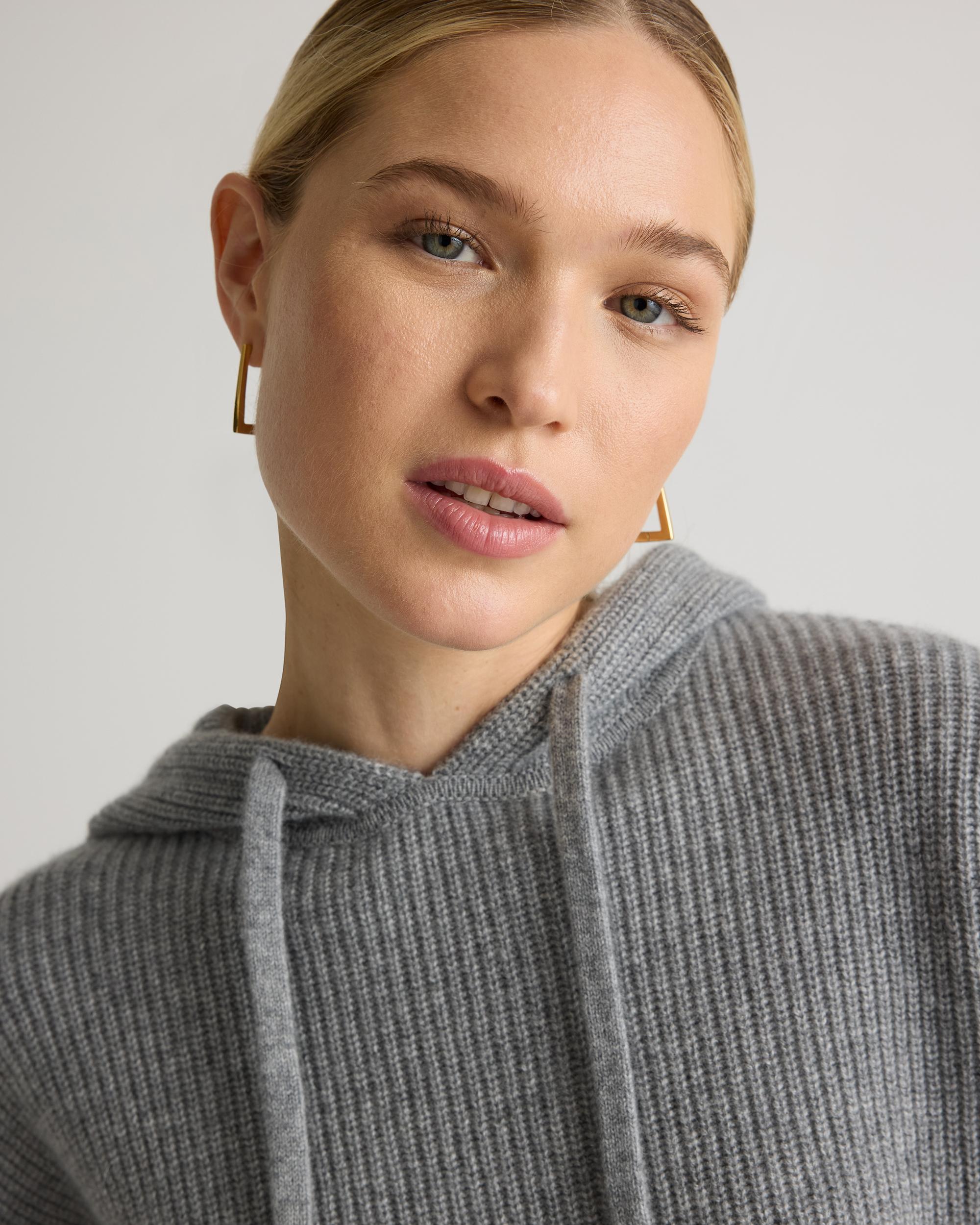 Quince | Women's Mongolian Cashmere Fisherman Crewneck Sweater Product Image