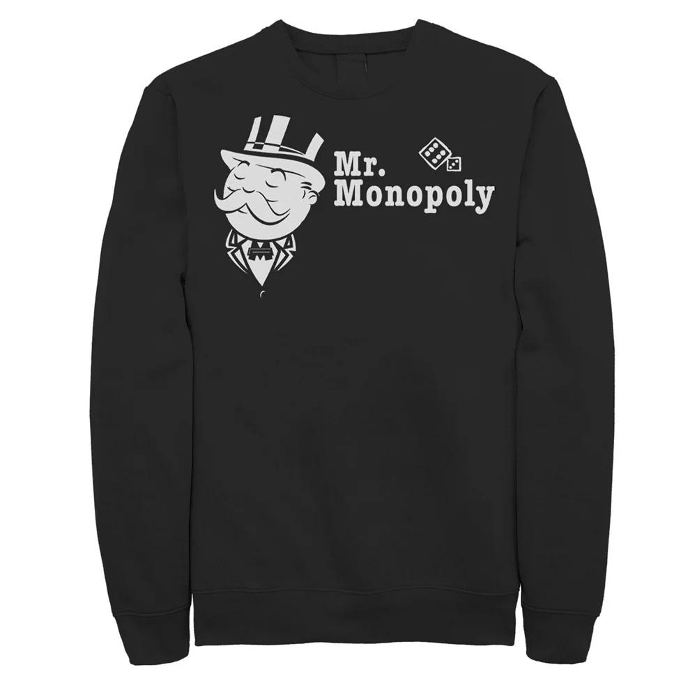 Men's Monopoly Mr. Monopoly Portrait Sweatshirt,  Product Image