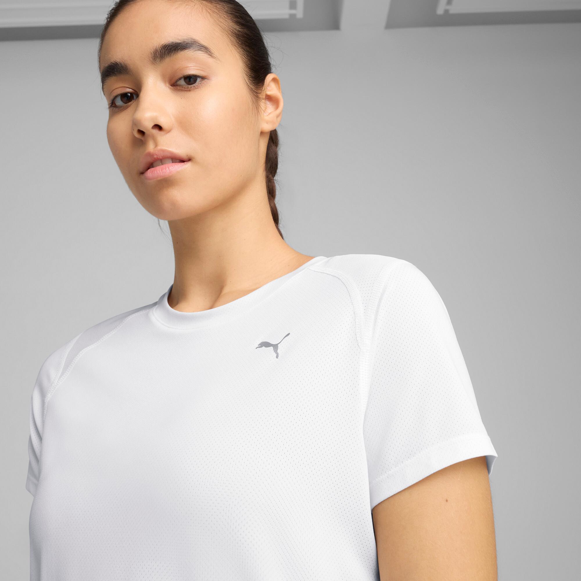 RUN Women's Graphic Mesh Tee Product Image