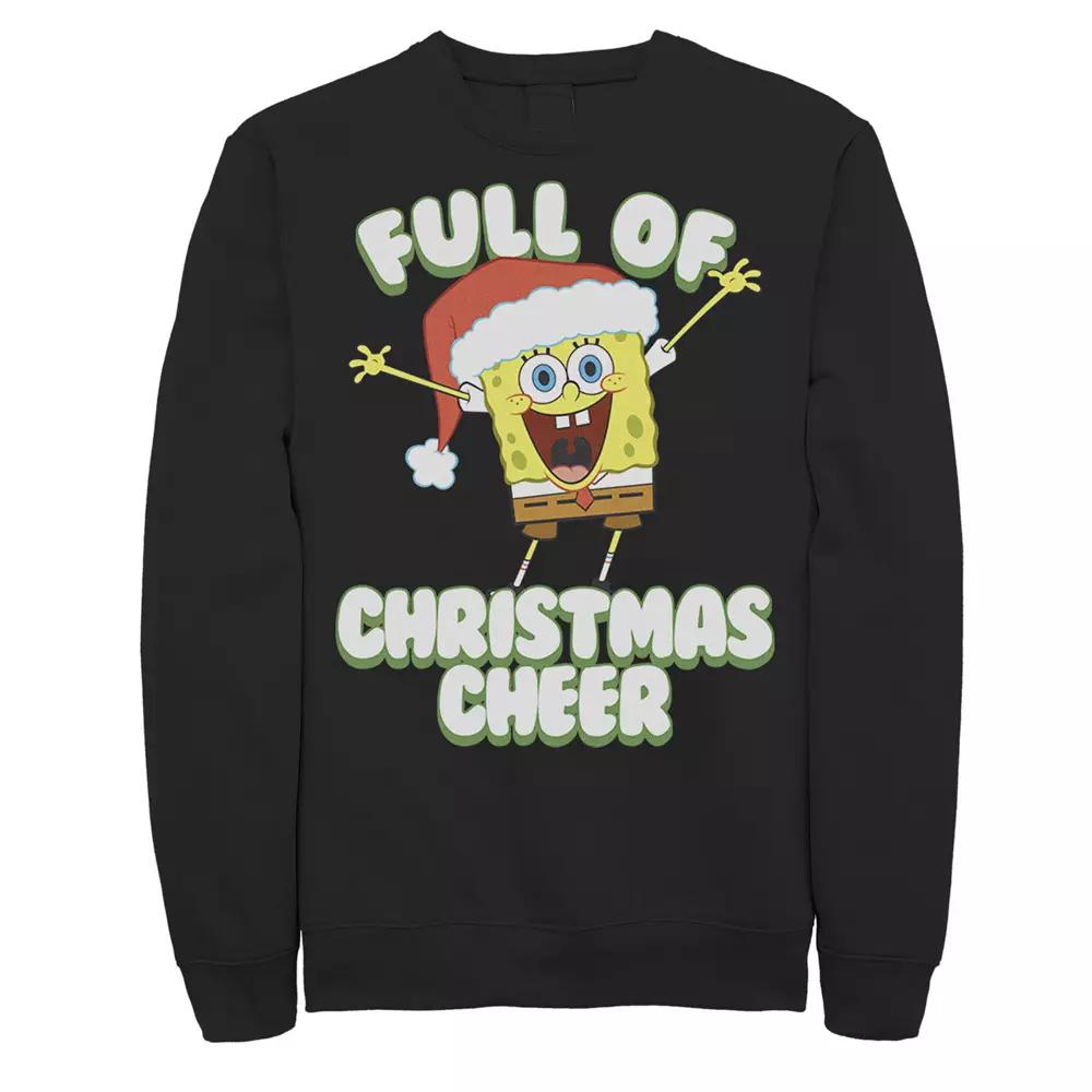 Men's SpongeBob SquarePants Full of Cheer Sweatshirt,  Product Image
