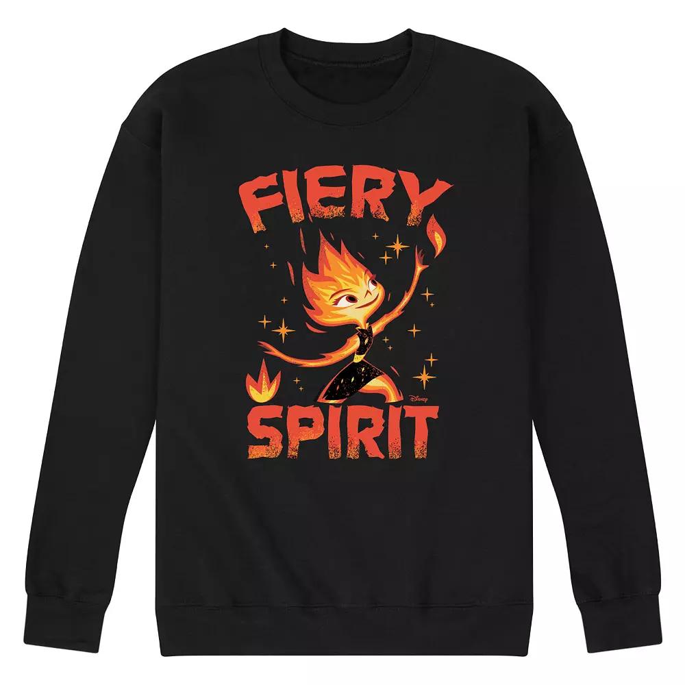 Disney's Elemental Men's Fiery Spirit Fleece Sweatshirt,  Product Image