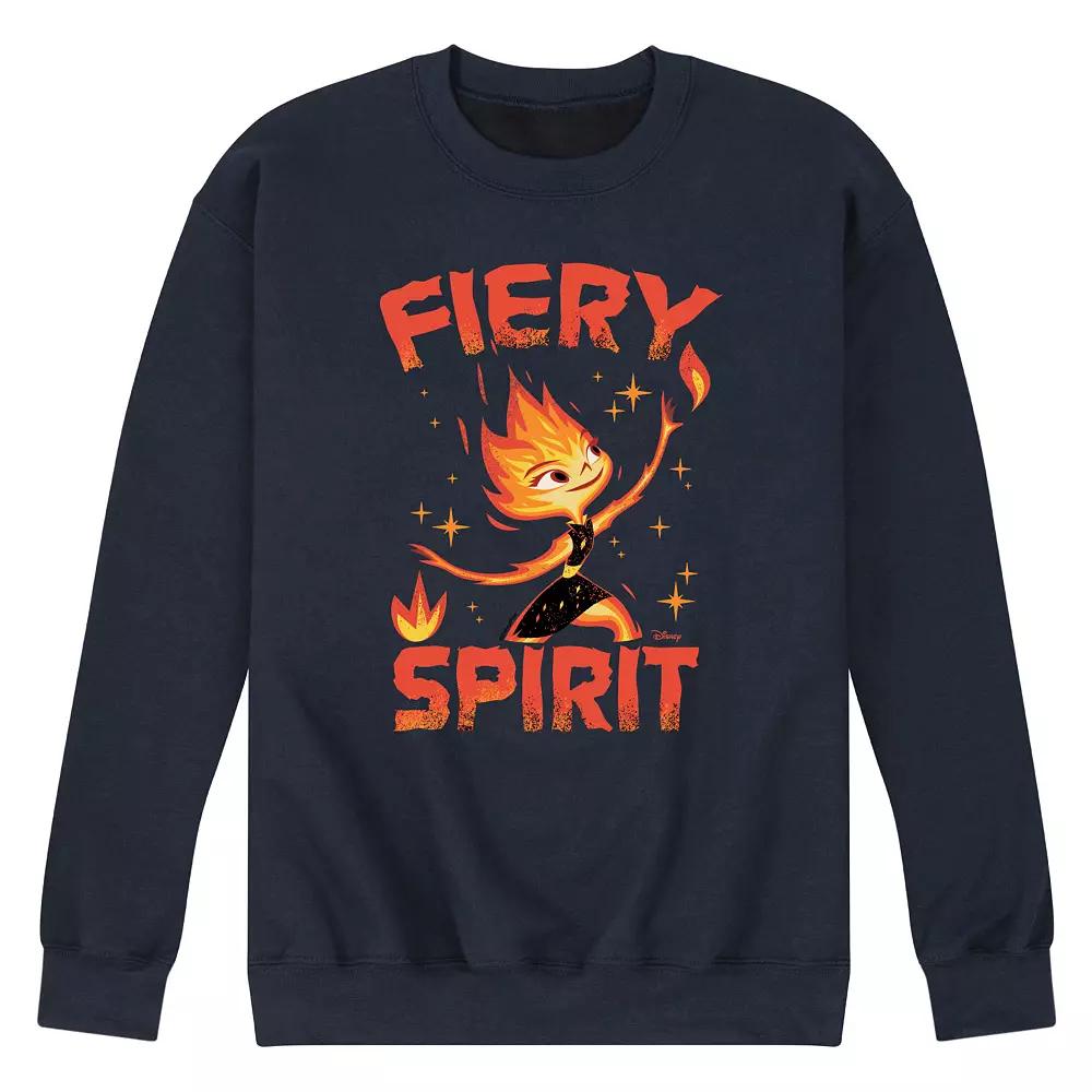 Disney's Elemental Men's Fiery Spirit Fleece Sweatshirt,  Product Image