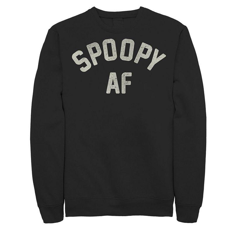 Mens Spoopy AF Halloween Sweatshirt, Men's,  Product Image