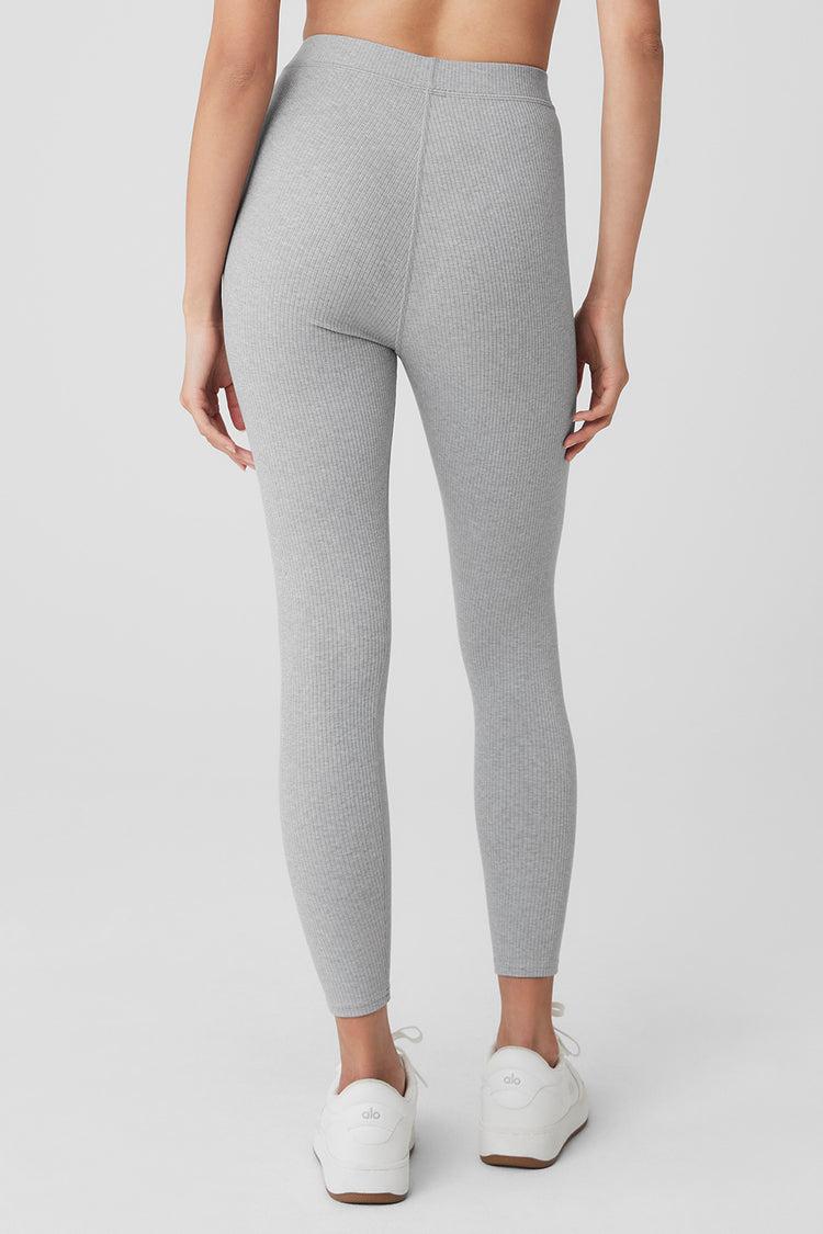ALO | Ribbed High-Waist 7/8 Blissful Legging Product Image