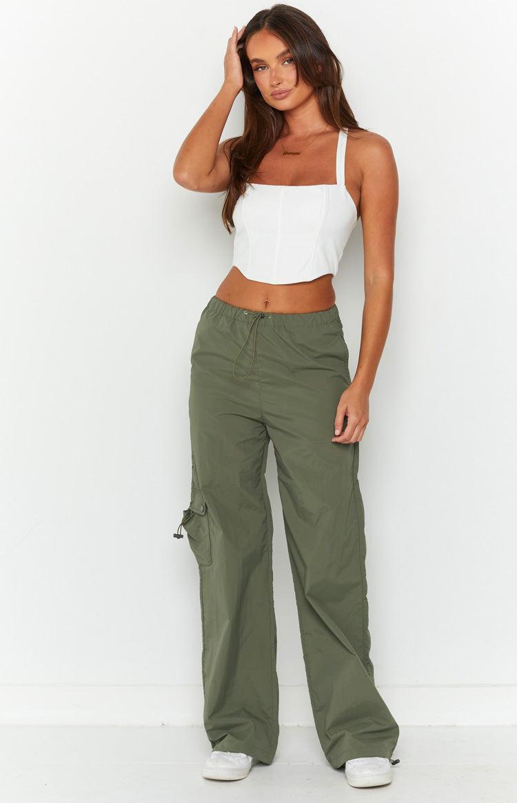 Bronx Khaki Drawcord Cargo Pants Product Image
