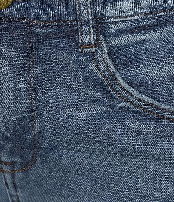 Democracy #double;Ab#double;solution® High Rise Straight Leg Frayed Hem Ankle Jeans Product Image