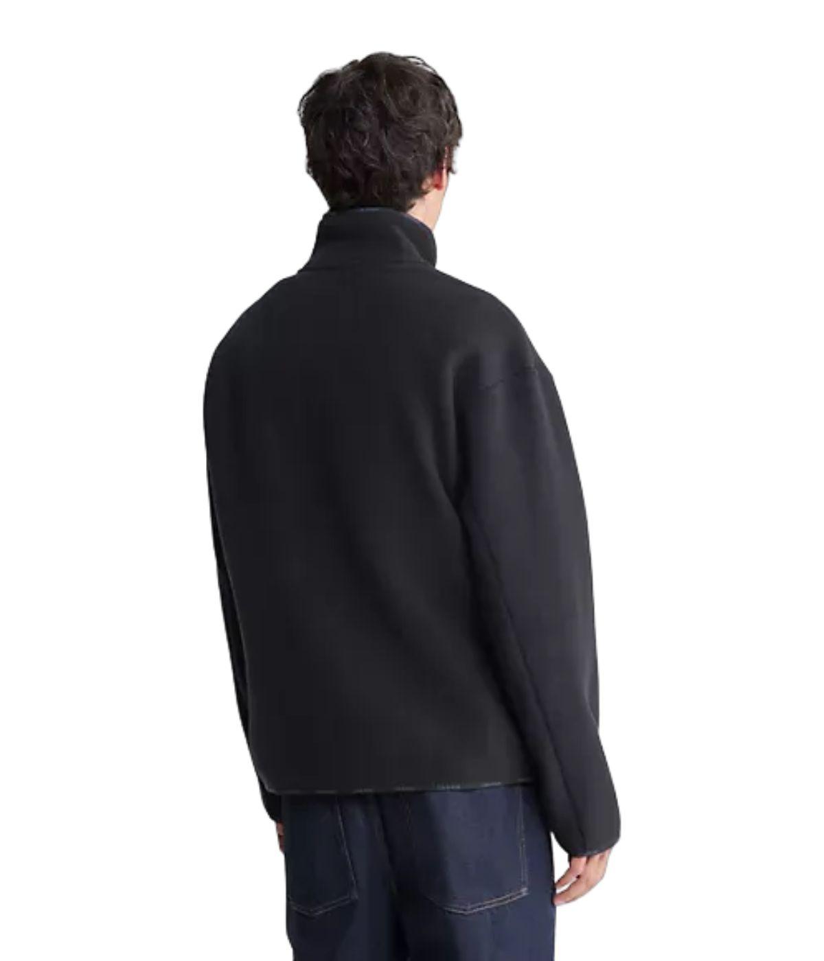 Long Sleeve Polar Fleece Fz Jacket Black Product Image