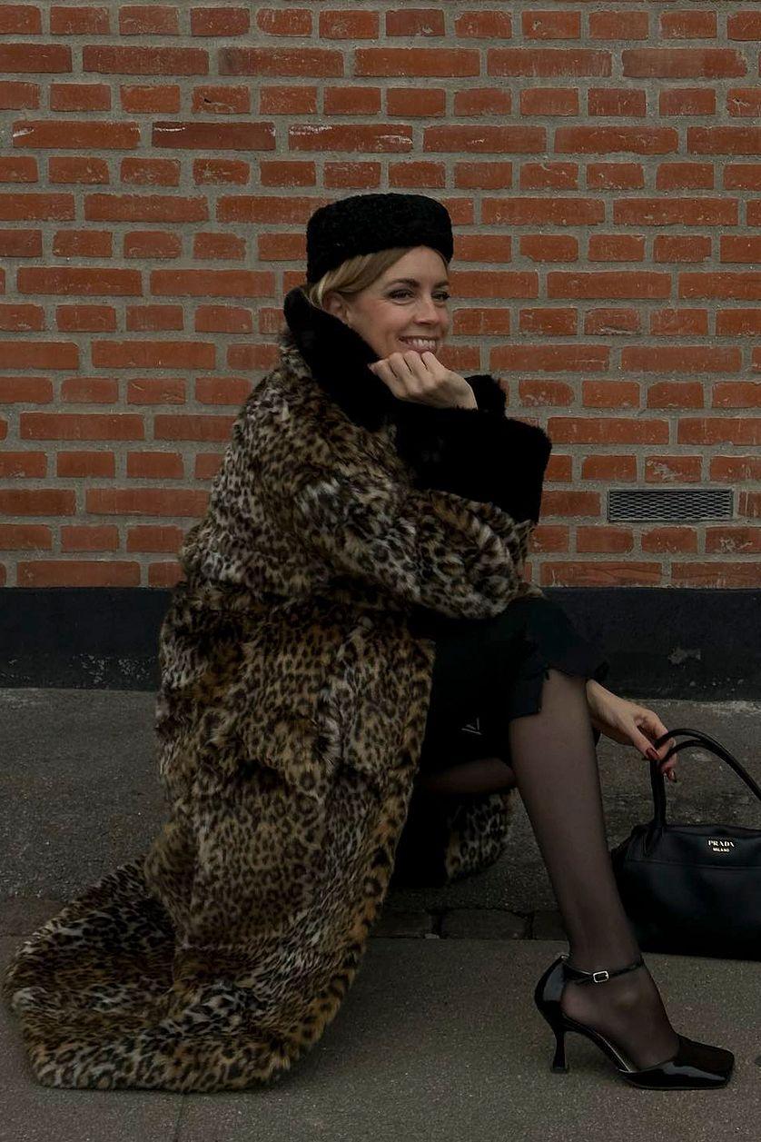 Faux Fur Leo Coat Product Image