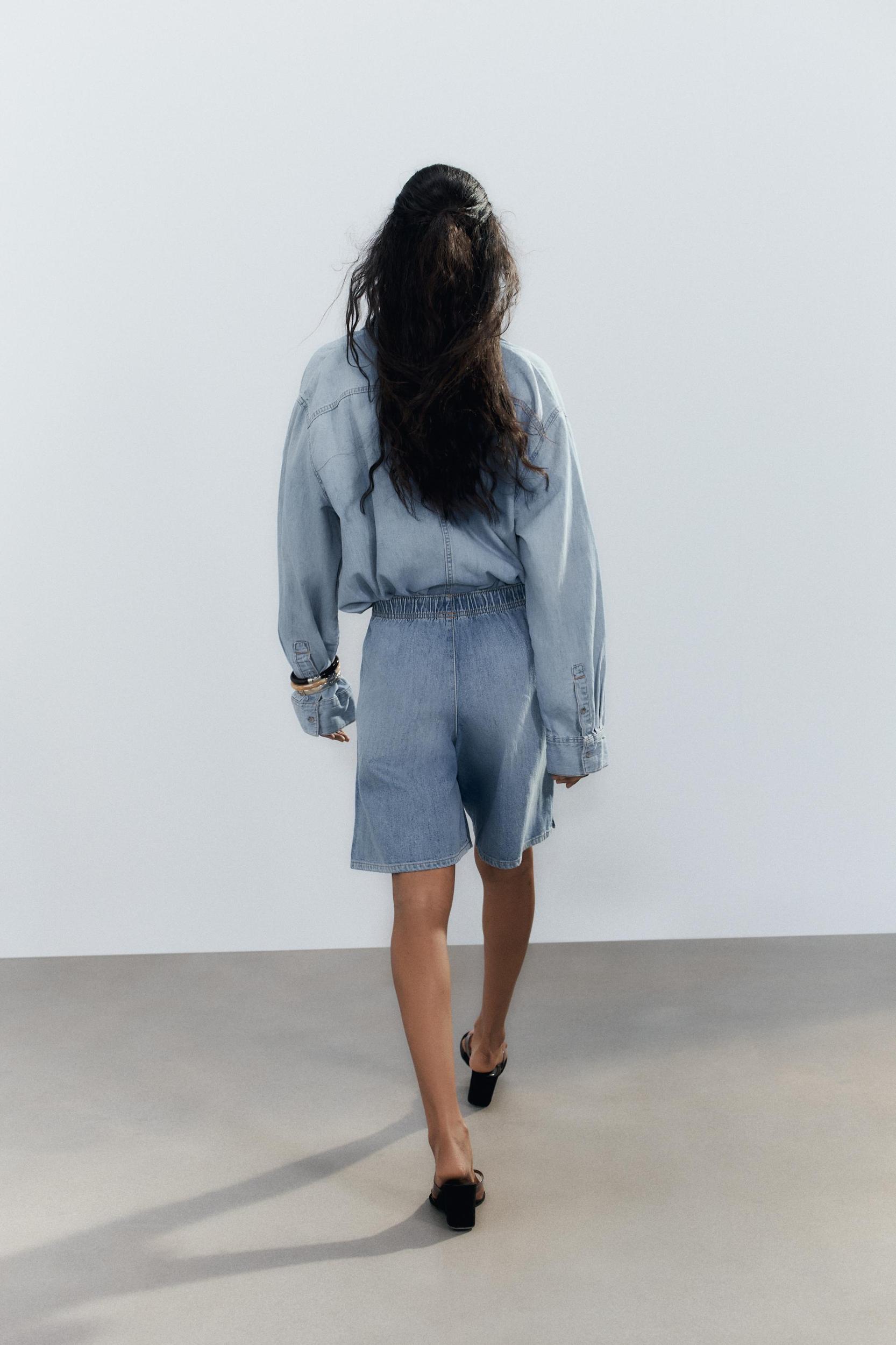 TRF DENIM BOXER SHORTS Product Image